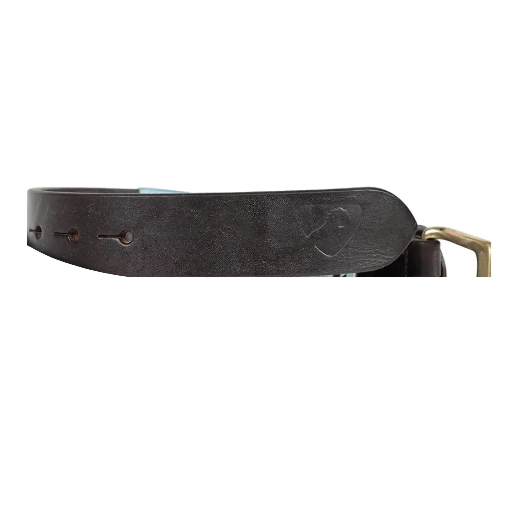 "Drover Polo" Gürtel Damen Marineblau/Rot 3/3