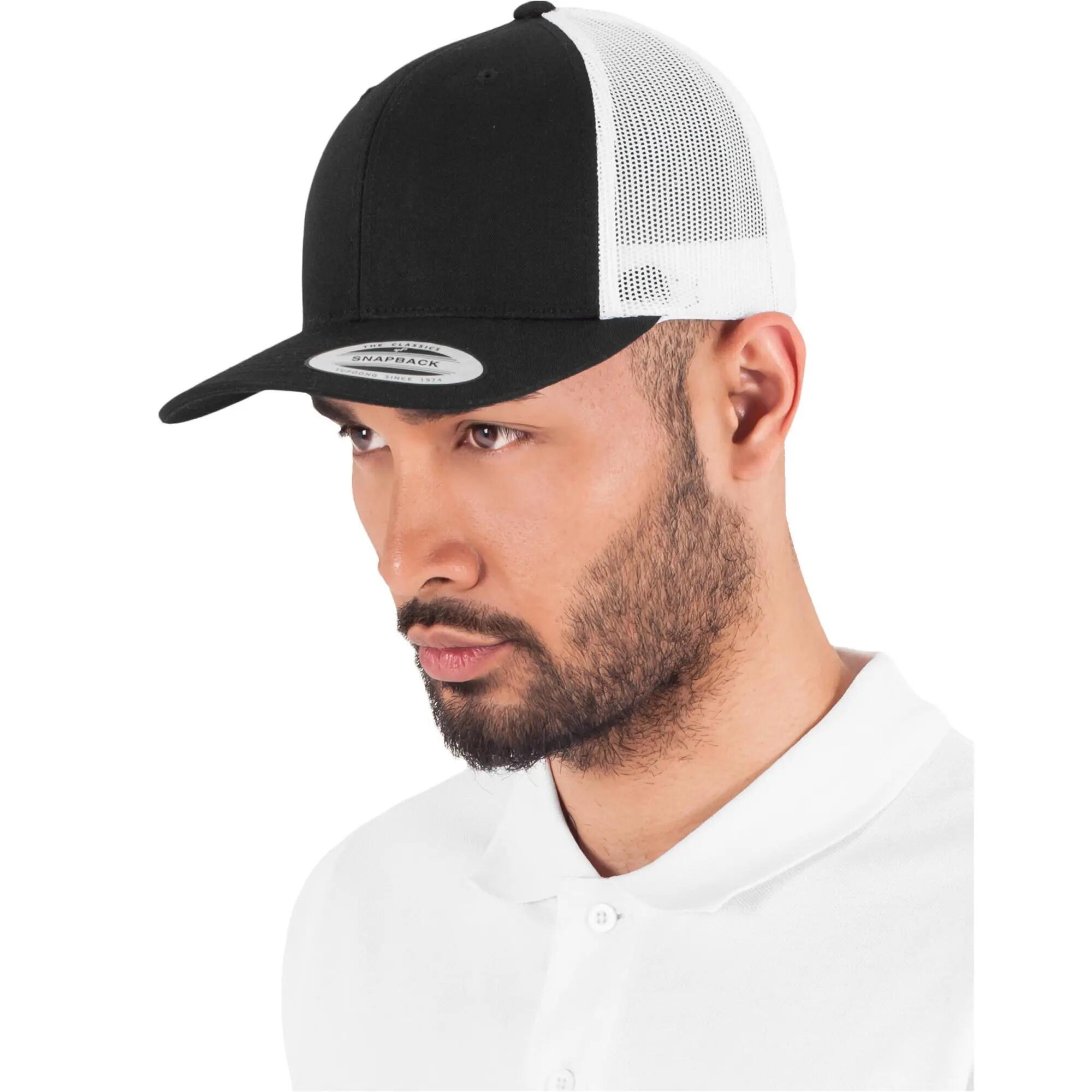Casquette Trucker Adulte (Noir / Blanc) 6/6