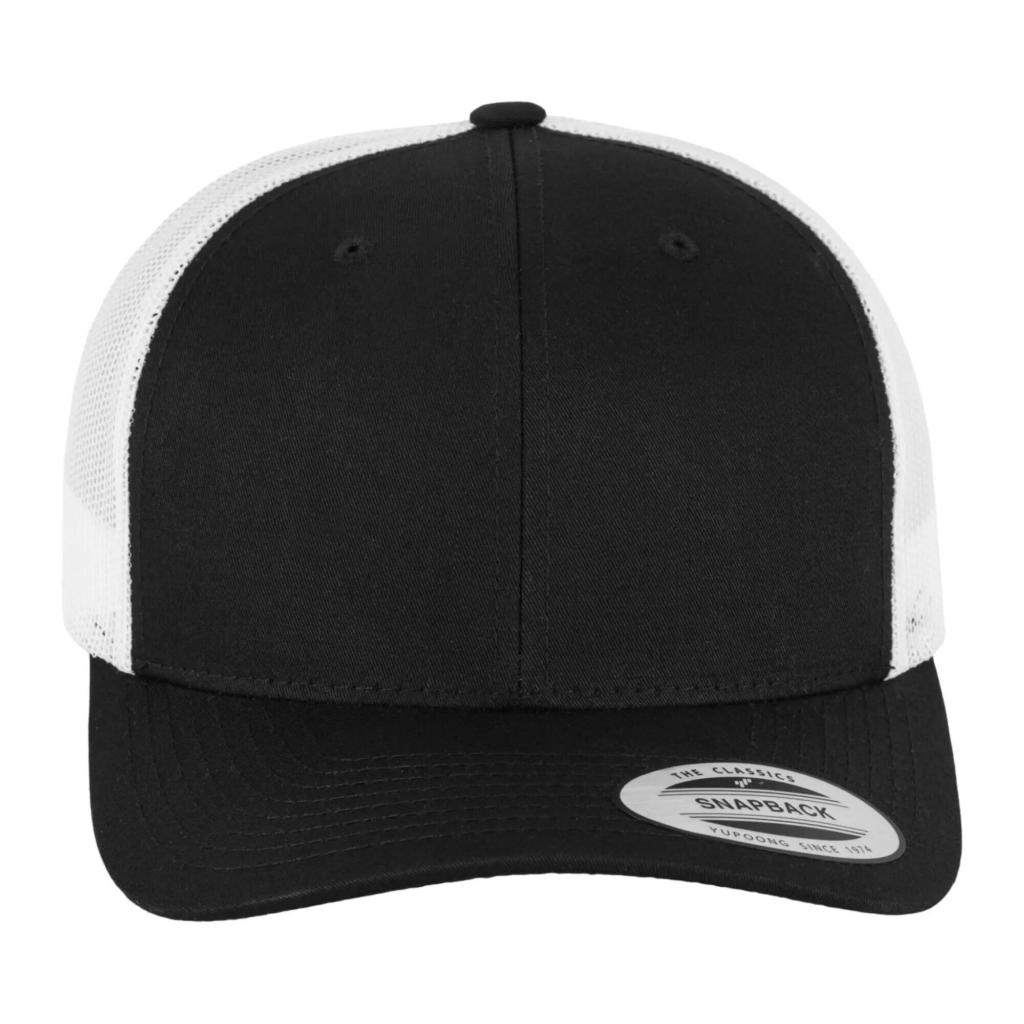Casquette Trucker Adulte (Noir / Blanc) 5/6