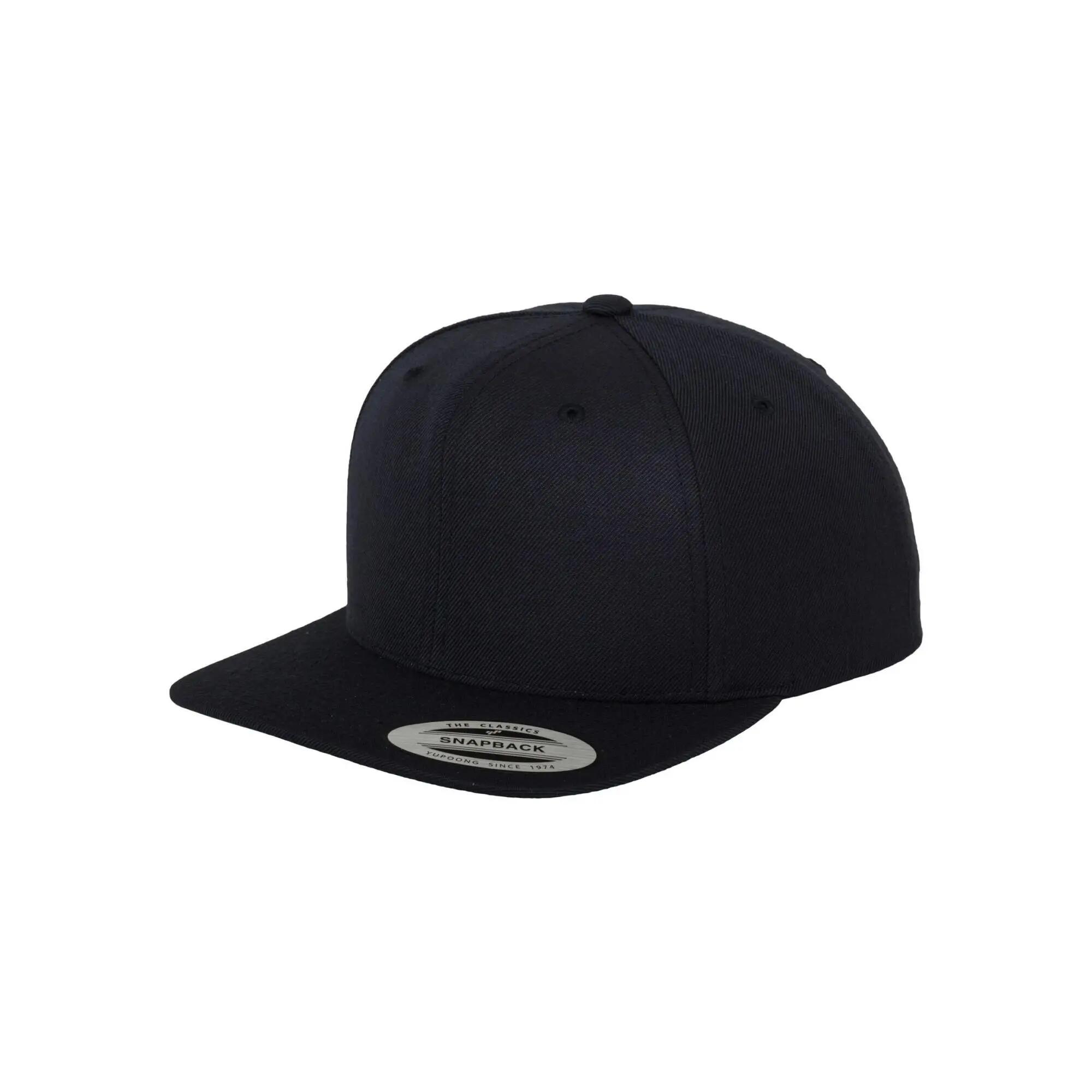 Cappellino Con Visiera Adulto Unisex Flexfit Classic Blu Navy Scuro 6/6
