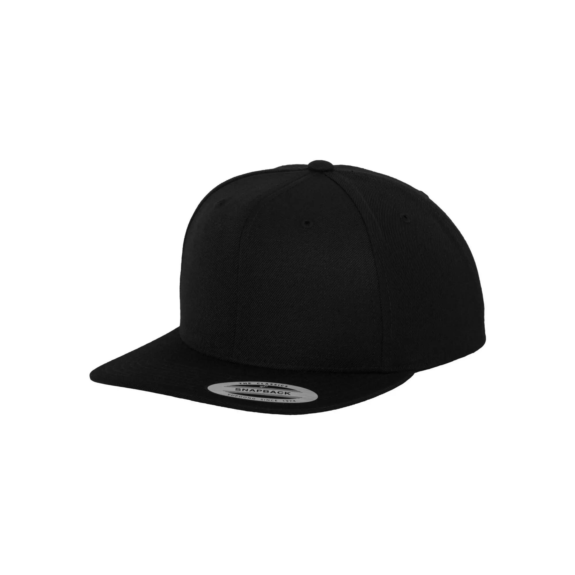 Cappellino Con Visiera Adulto Unisex Flexfit Classic Nero 6/6