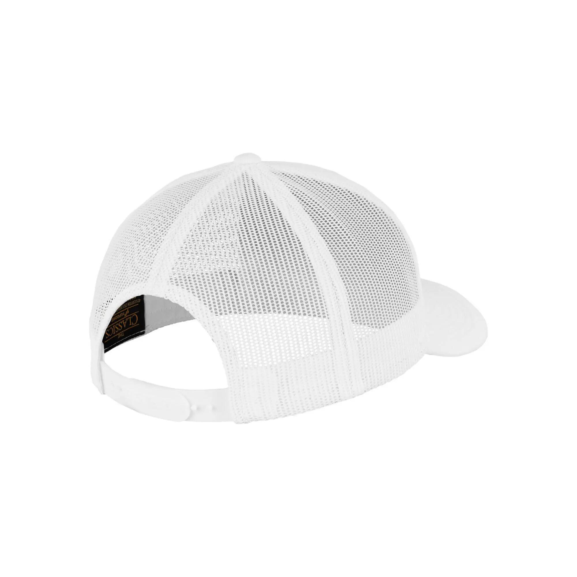 Casquette Unisexe Adulte Retro Trucker (Blanc) 6/6