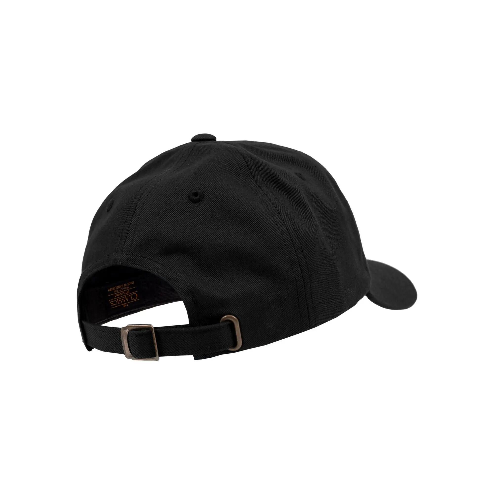 Casquette Unisexe À Profil Bas En Coton Sergé Pour Adultes (Noir) 6/6