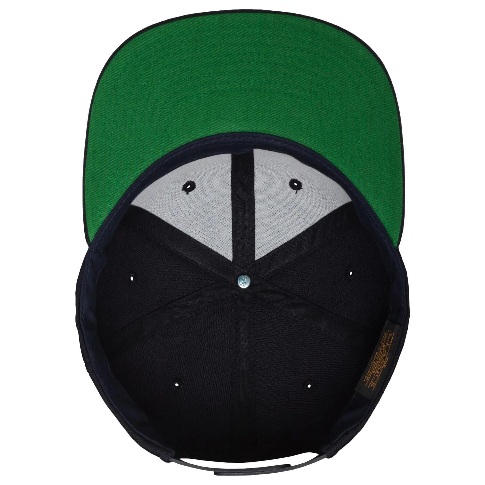 Cappellino Con Visiera Adulto Unisex Flexfit Classic Blu Navy Scuro 5/6