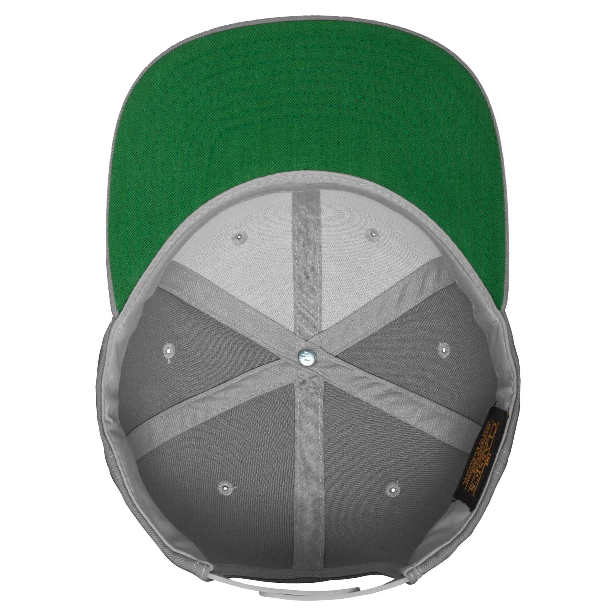 Klassieke Snapbackcap voor volwassenen (Zilver) 5/6