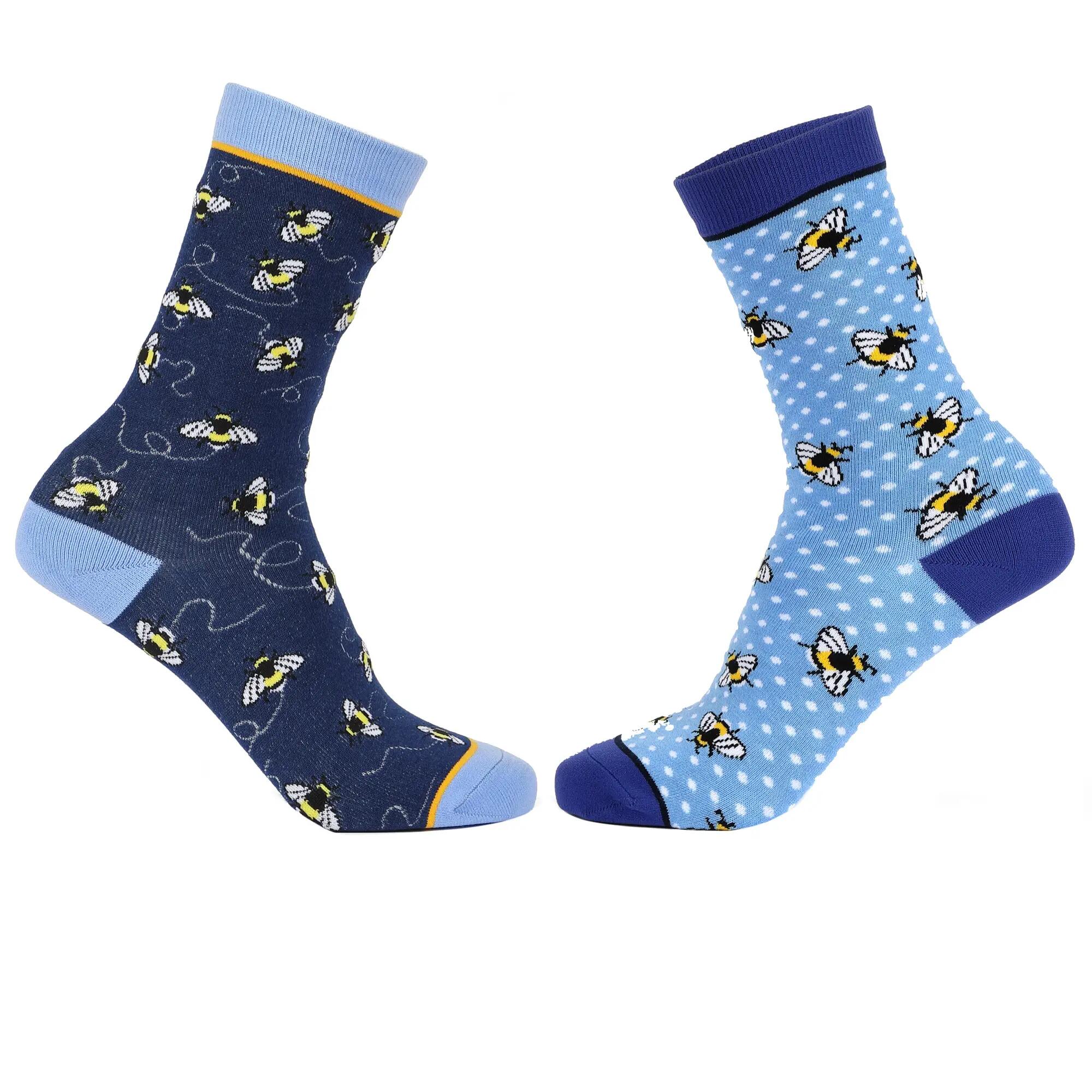 Chaussettes Enfant (Bleu / Jaune / Noir) 2/3
