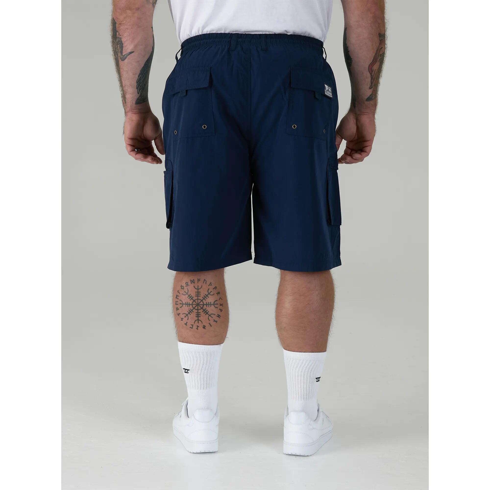Pantaloncini Cargo Kingsize Uomo Duke D555 Nick Blu Navy 6/6