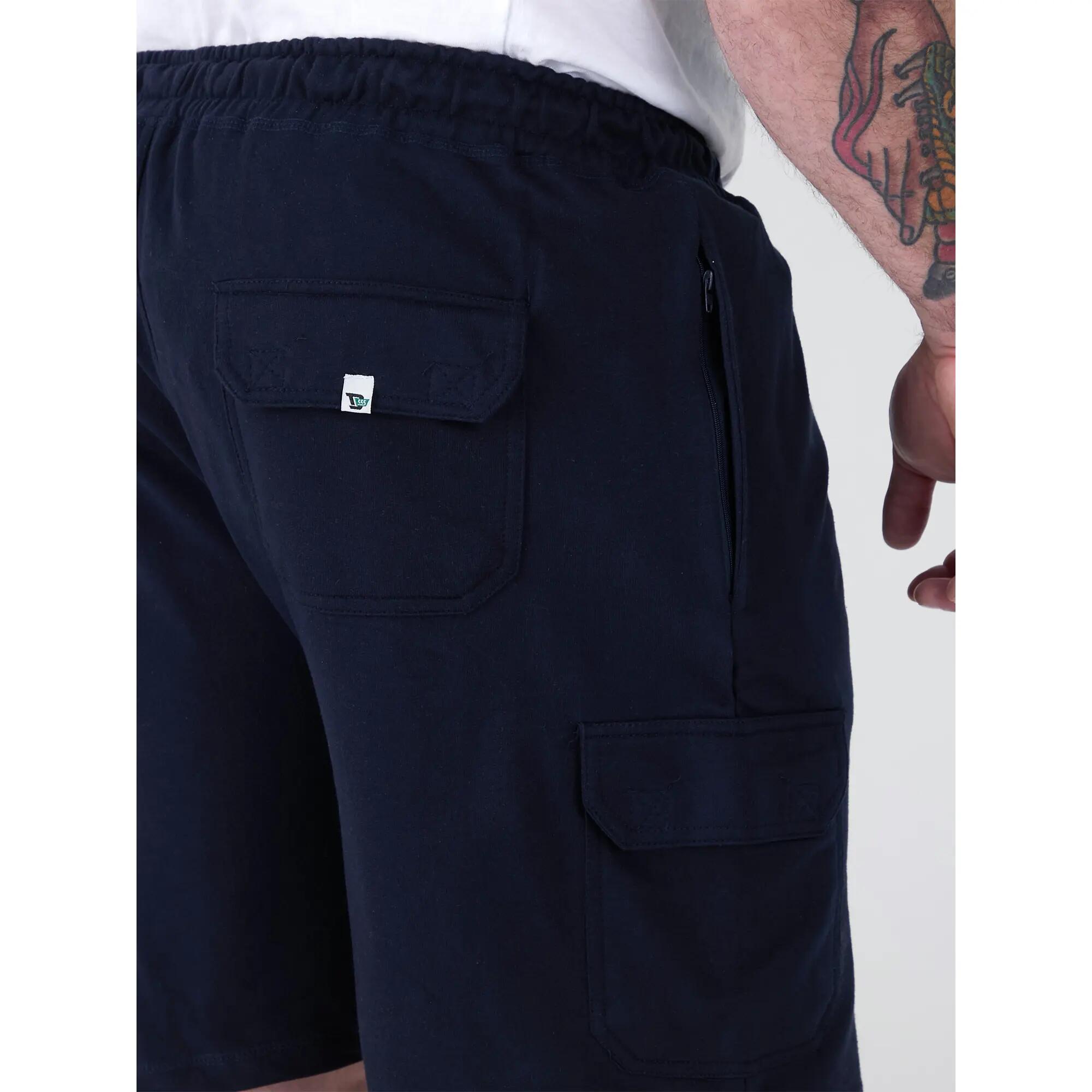 Pantaloncini Cargo Leggera Kingsize Uomo Duke D555 John Blu Navy 6/6