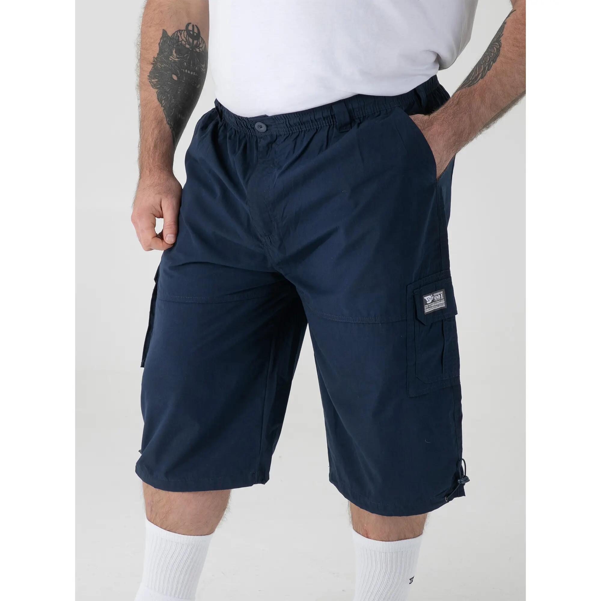 Pantaloncini Cargo Kingsize Uomo Duke D555 Mason Blu Navy 6/6