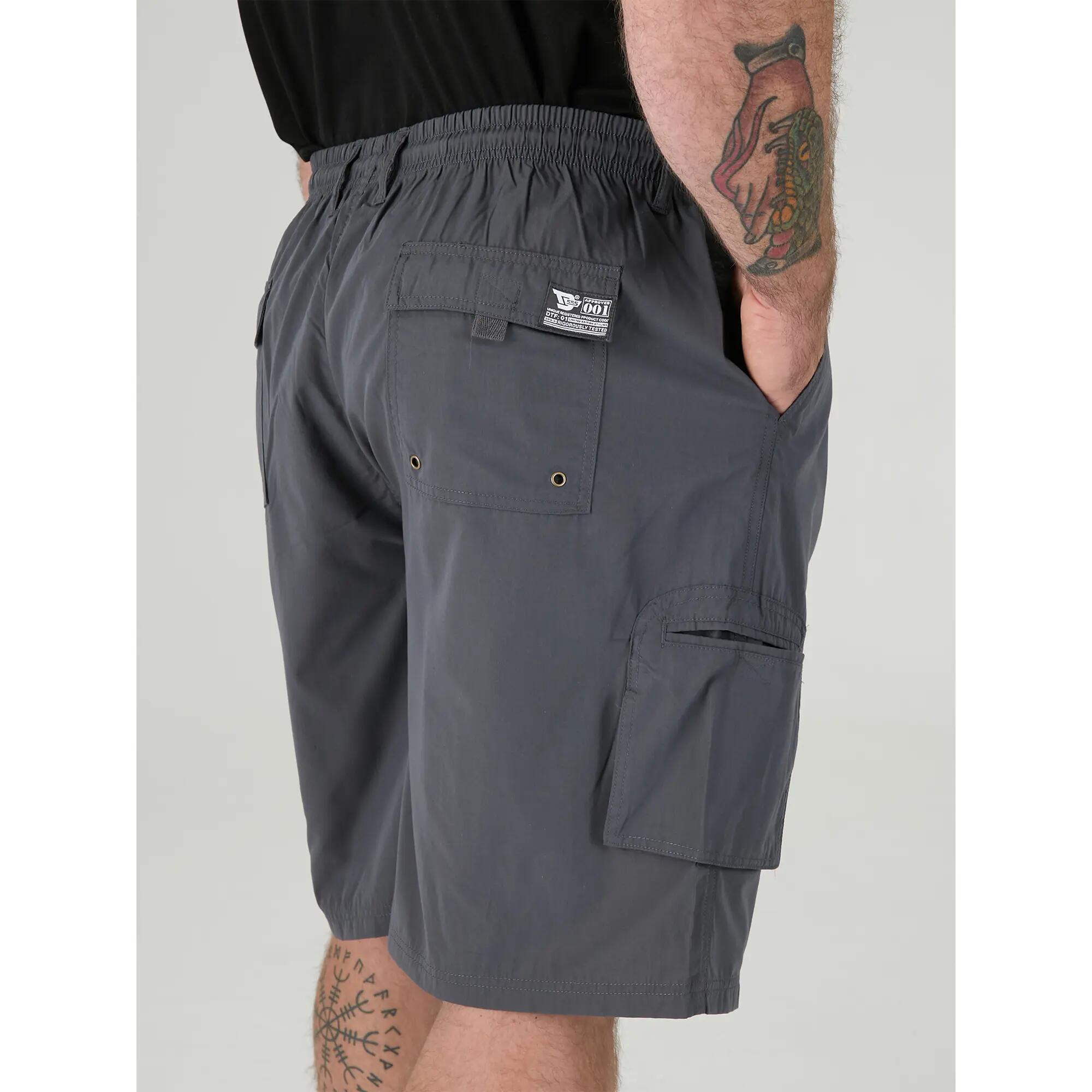 D555 Short À Poches NICK Homme (Gris) 6/6