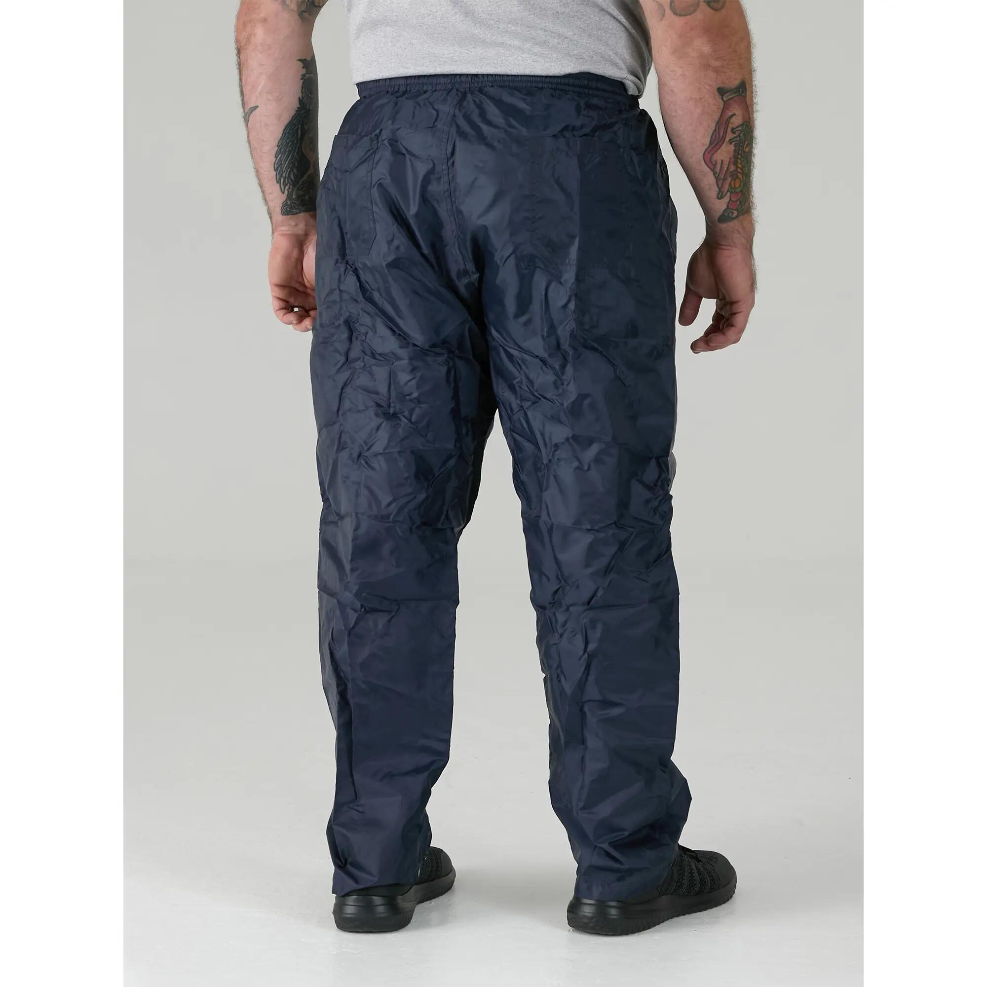 Mens D555 Elba Packaway Kingsize Over Trousers (Navy) 5/6