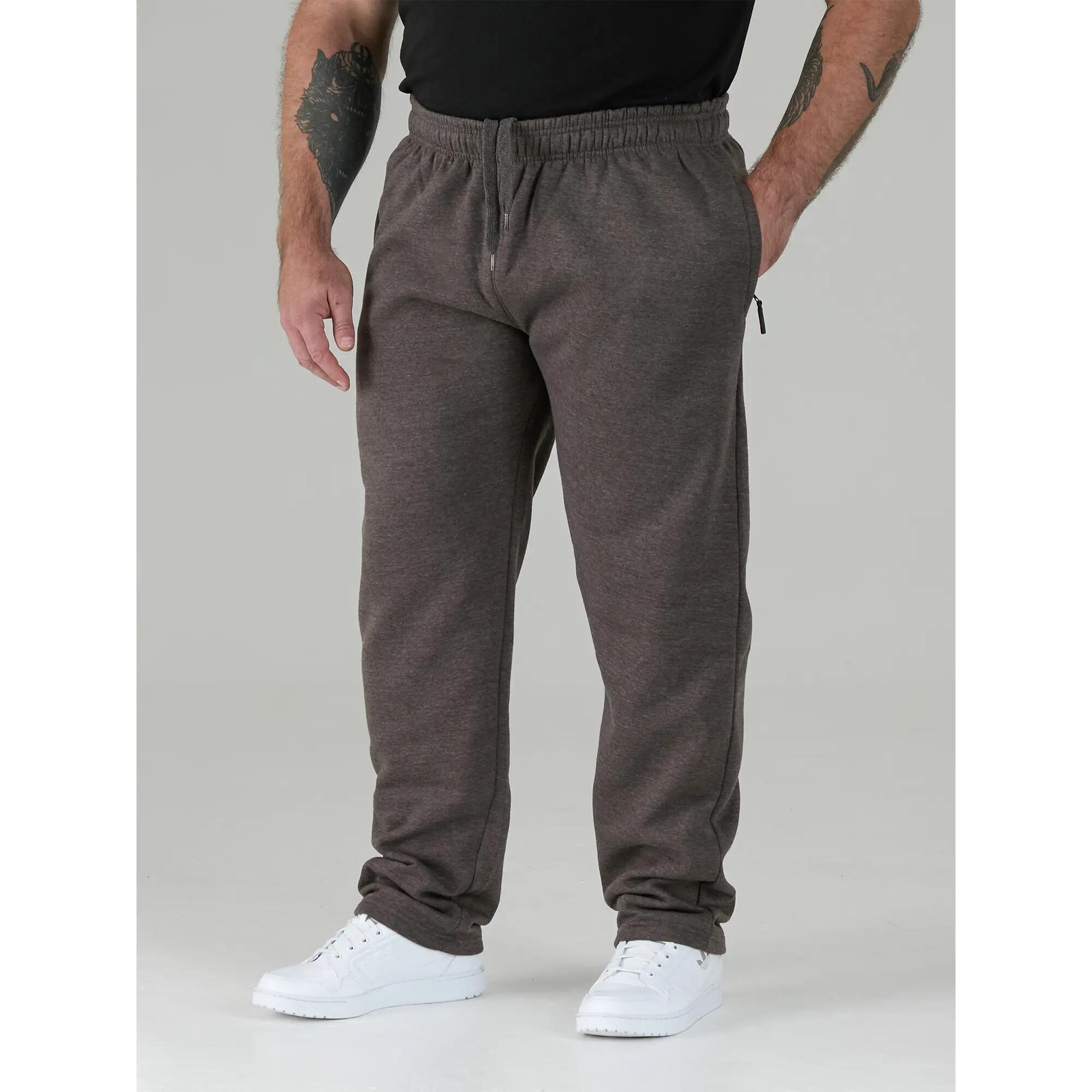 Mens D555 Albert Rockford Open Hem Kingsize Jogging Bottoms (Grey) 4/6