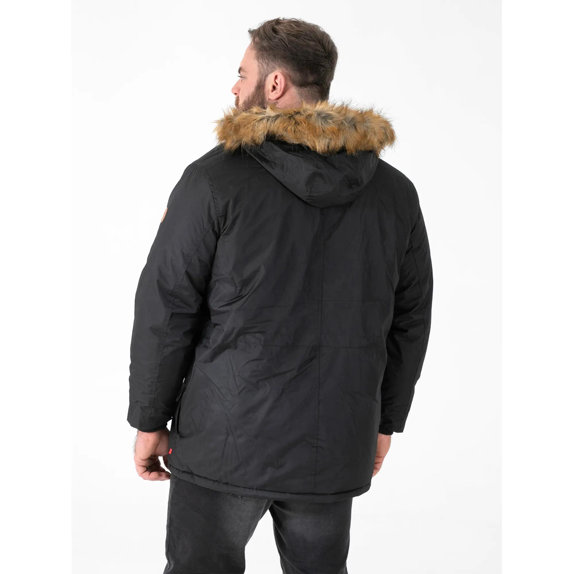 Parka Kingsize Uomo Duke D555 Lovett Nero 4/6