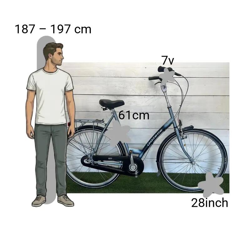 Bicicletta usata Gazelle Grenoble 2/4