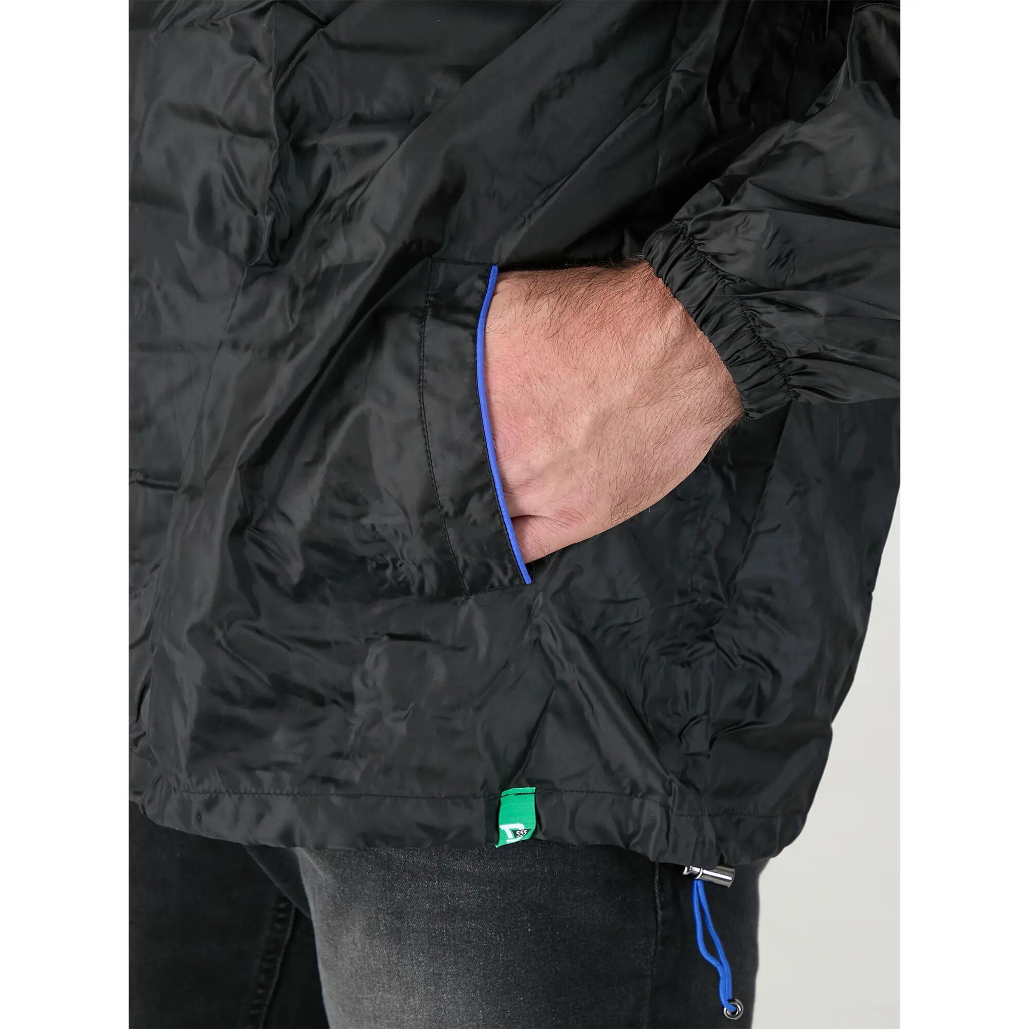 Mens D555 Zac Packaway Kingsize Waterproof Jacket (Black) 6/6