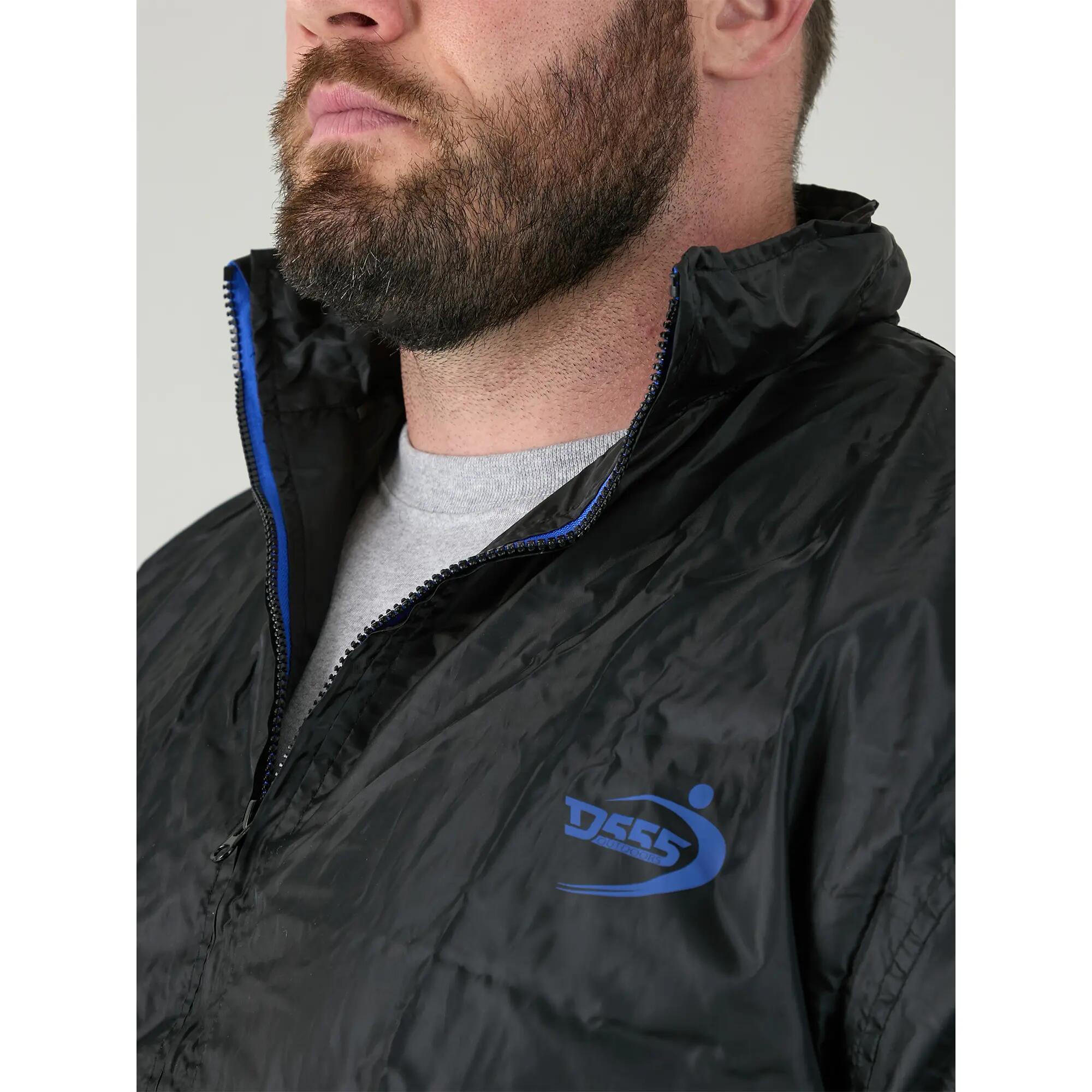 Mens D555 Zac Packaway Kingsize Waterproof Jacket (Black) 5/6