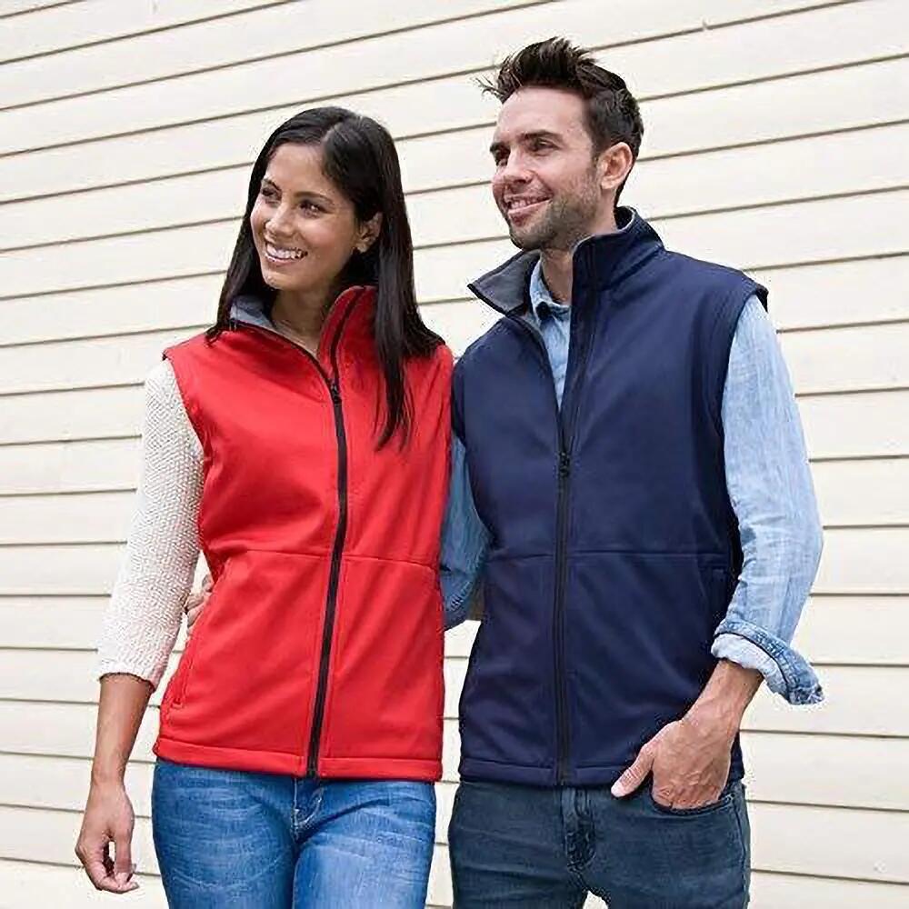 Giacca Softshell Senza Maniche Uomo Result Blu Navy 6/7