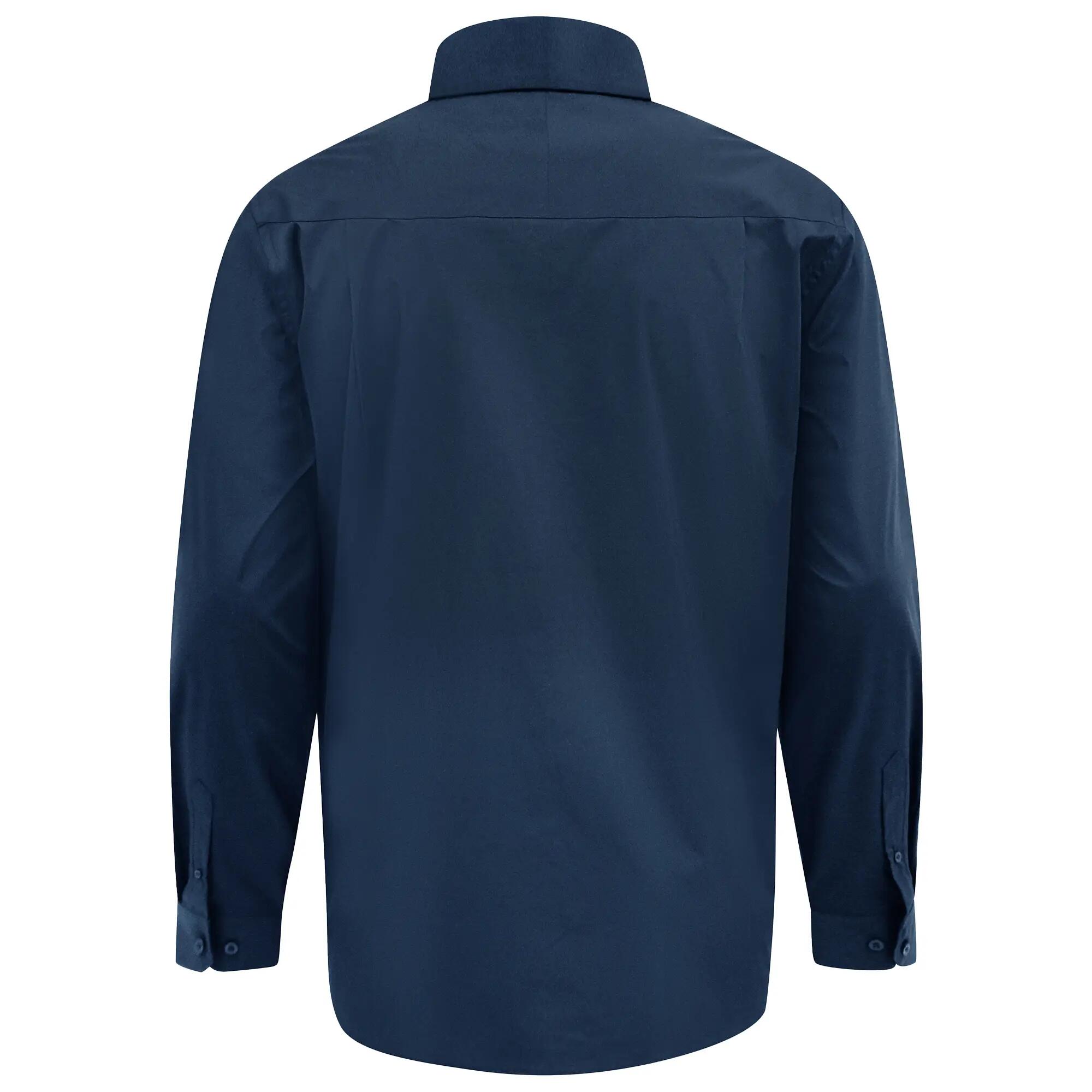 Camicia Elasticizzato Kingsize Uomo Duke Oliver D555 Blu Navy 3/6