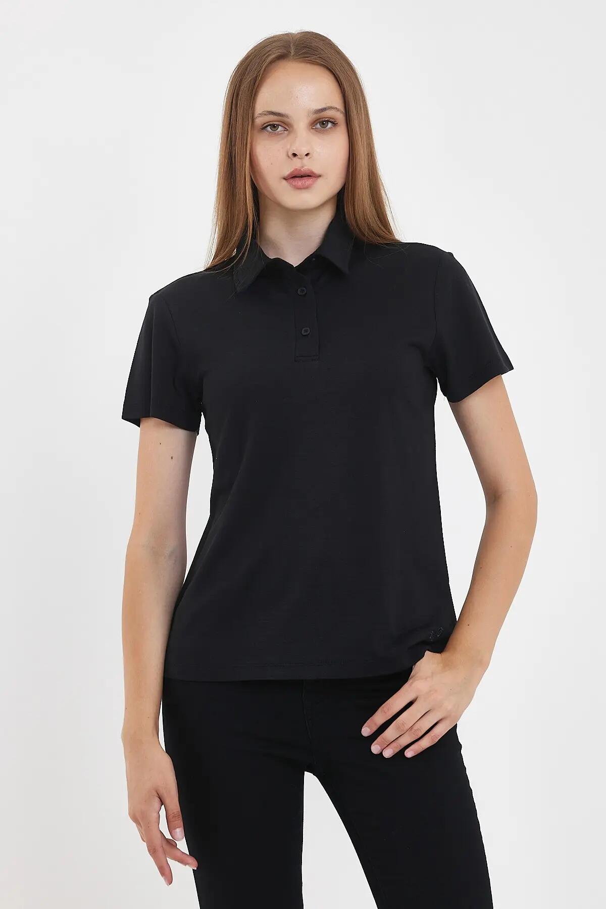 Polo koszulka z 100% wełny merino (170 g/m² - Piqué)) L, Czarny 4/7