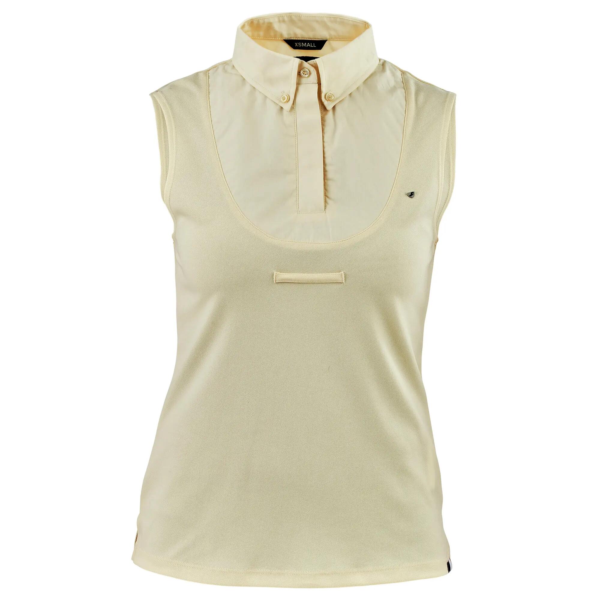 Camicia Occhiello Senza Maniche Donna Aubrion Giallo 2/2