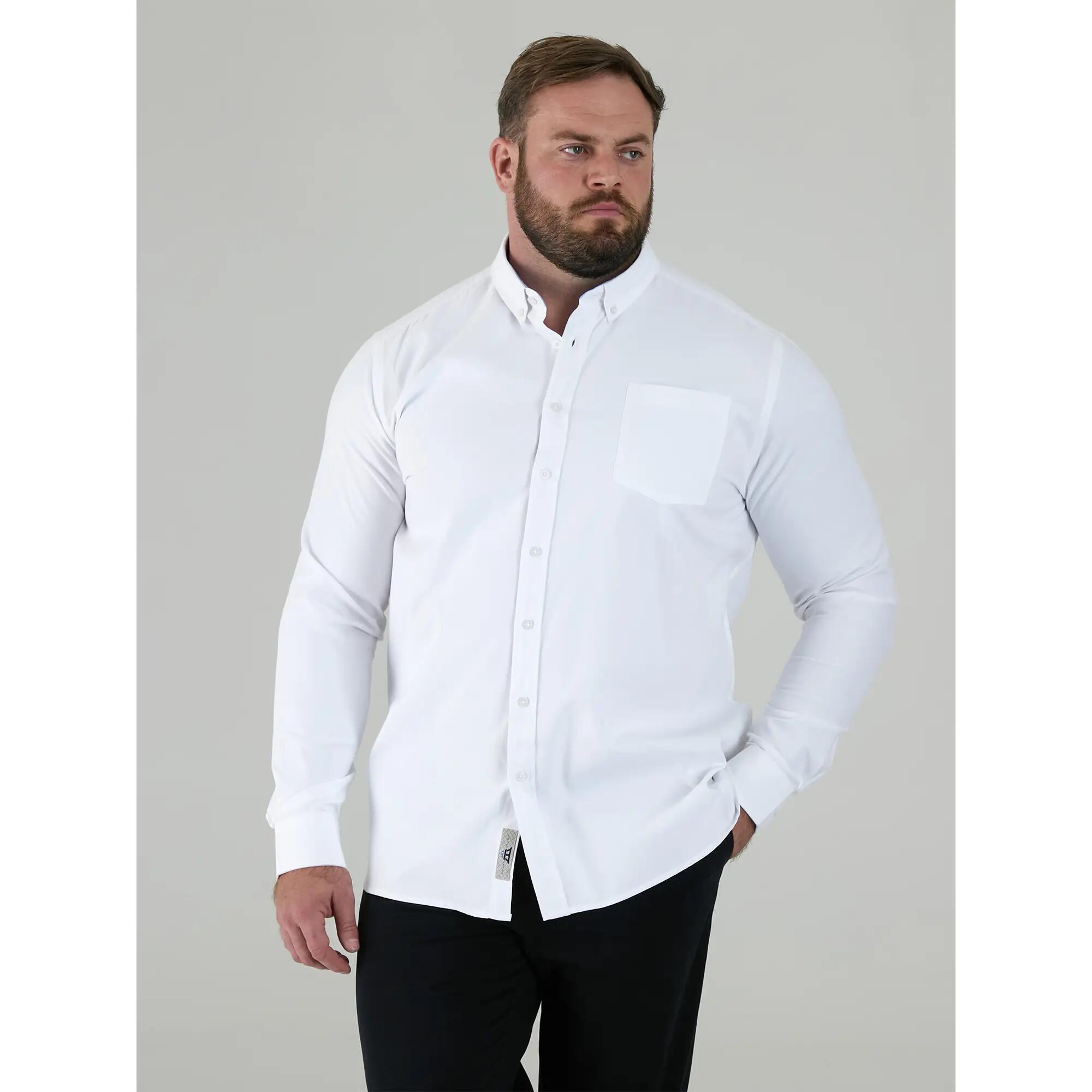 Camicia Kingsize Manica Lunga Uomo Duke D555 Richard Bianco 5/6