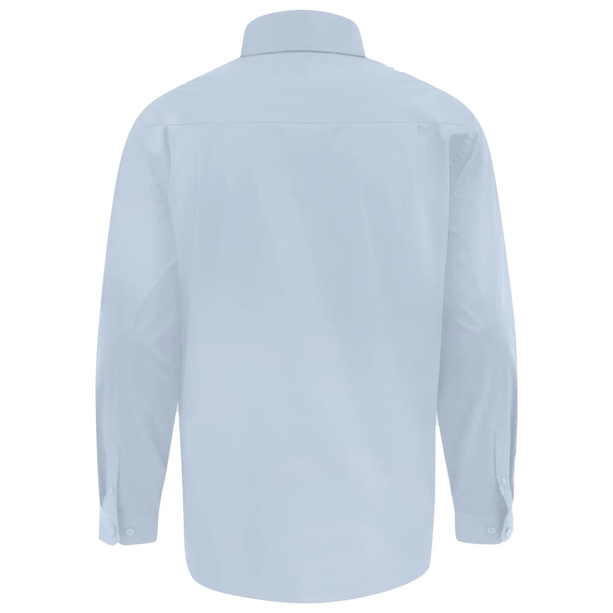 Camicia Elasticizzato Kingsize Uomo Duke Oliver D555 Azzurro 3/6