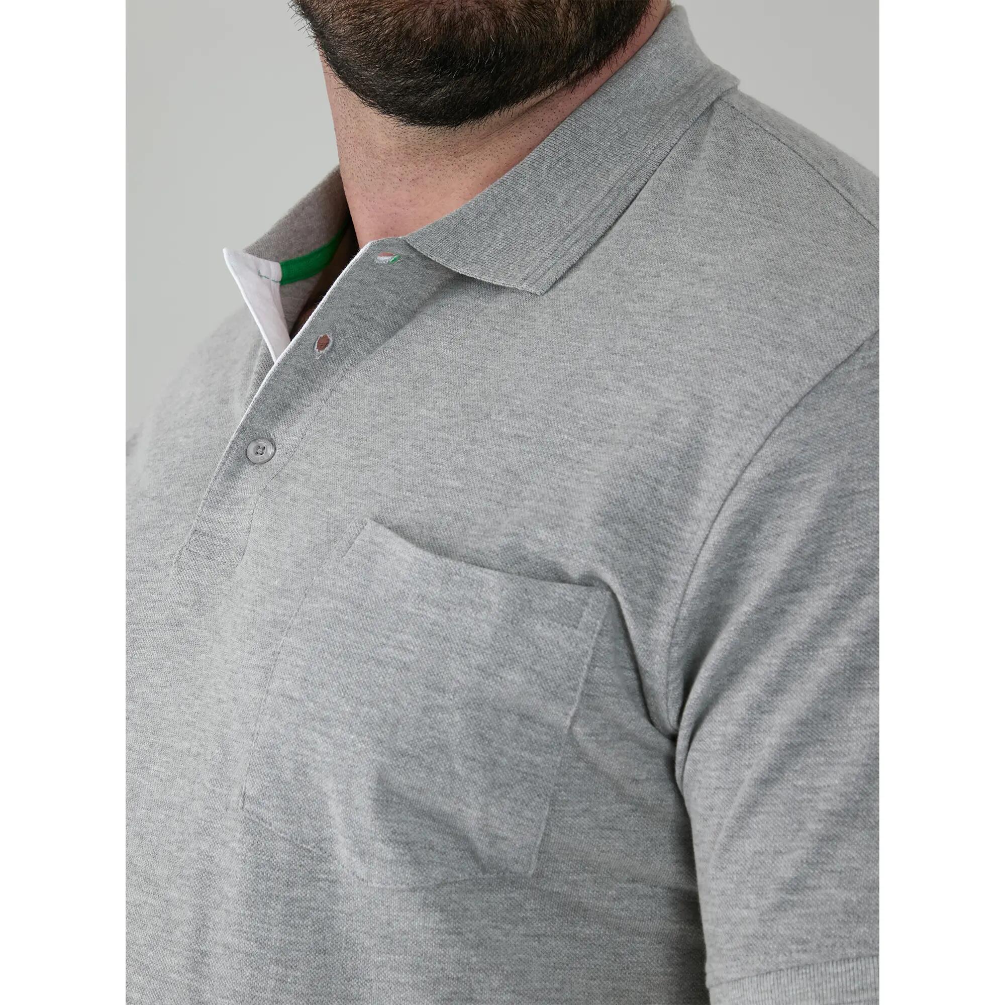 "D555 Grant" Poloshirt für Herren Grau 6/7