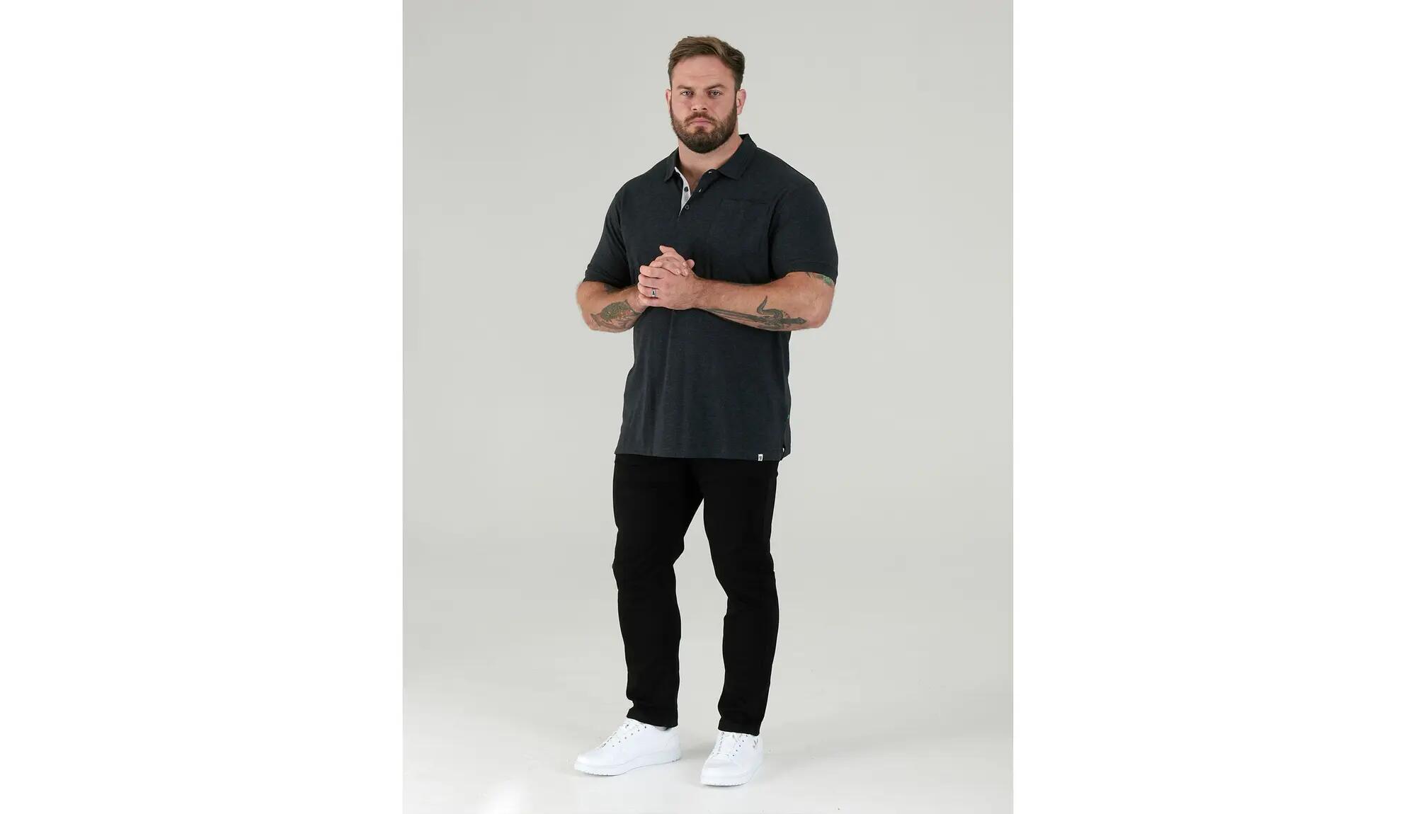 "D555 Grant" Poloshirt für Herren Grau 5/7