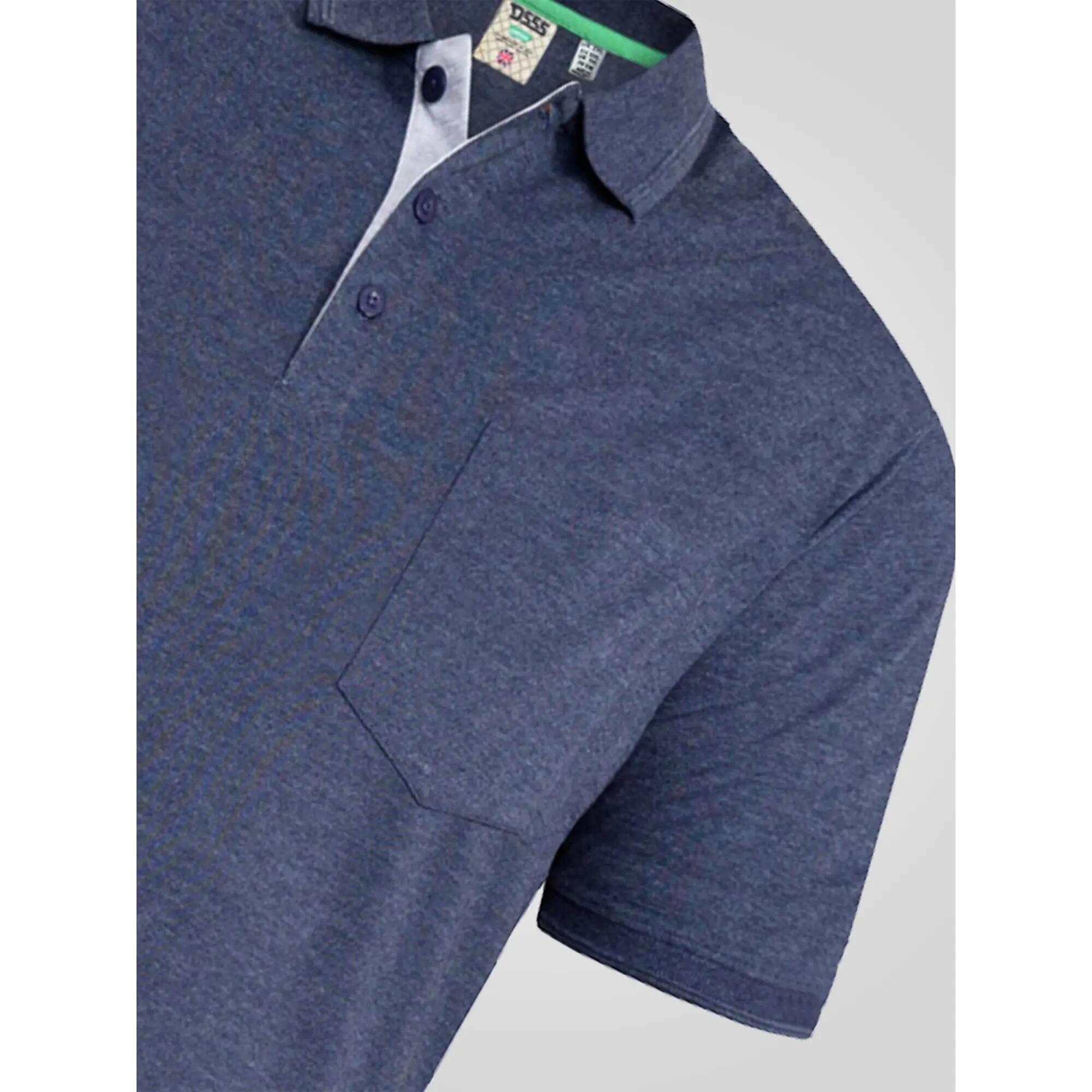 "D555 Grant" Poloshirt für Herren Denim 3/5
