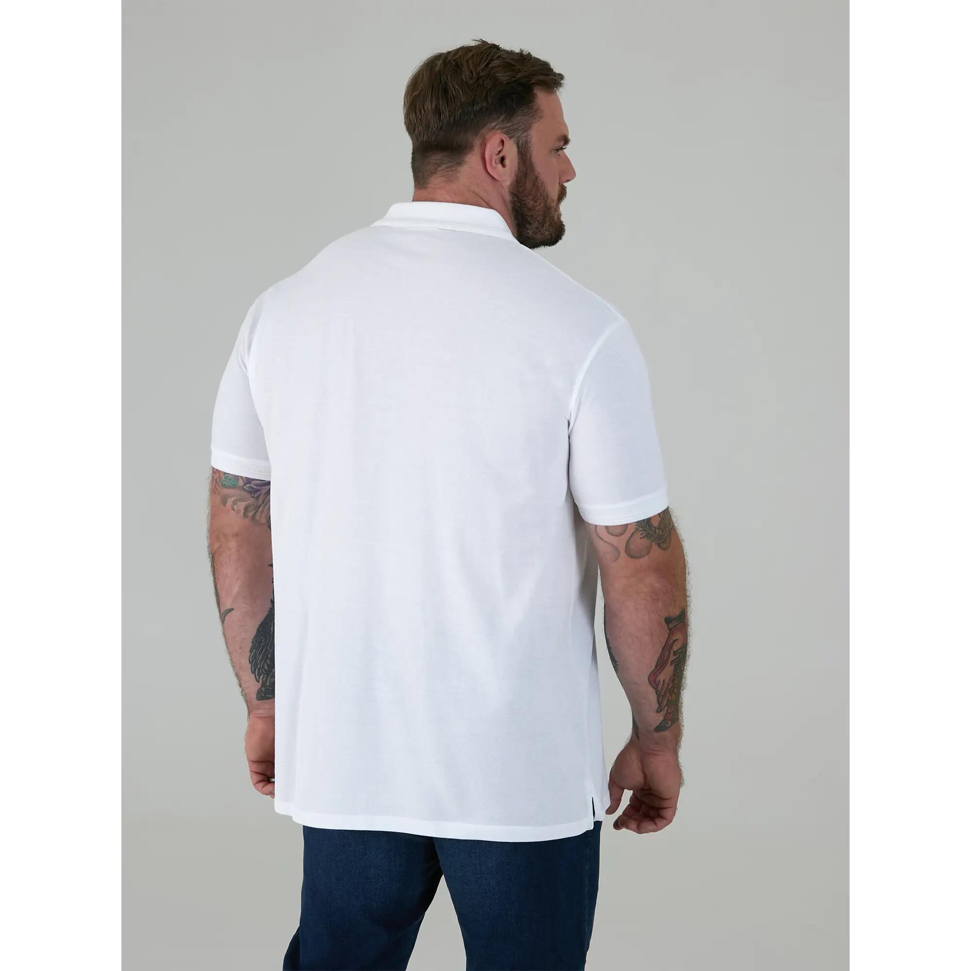 Polo Uni Manches Courtes GRANT Homme (Blanc) 4/6