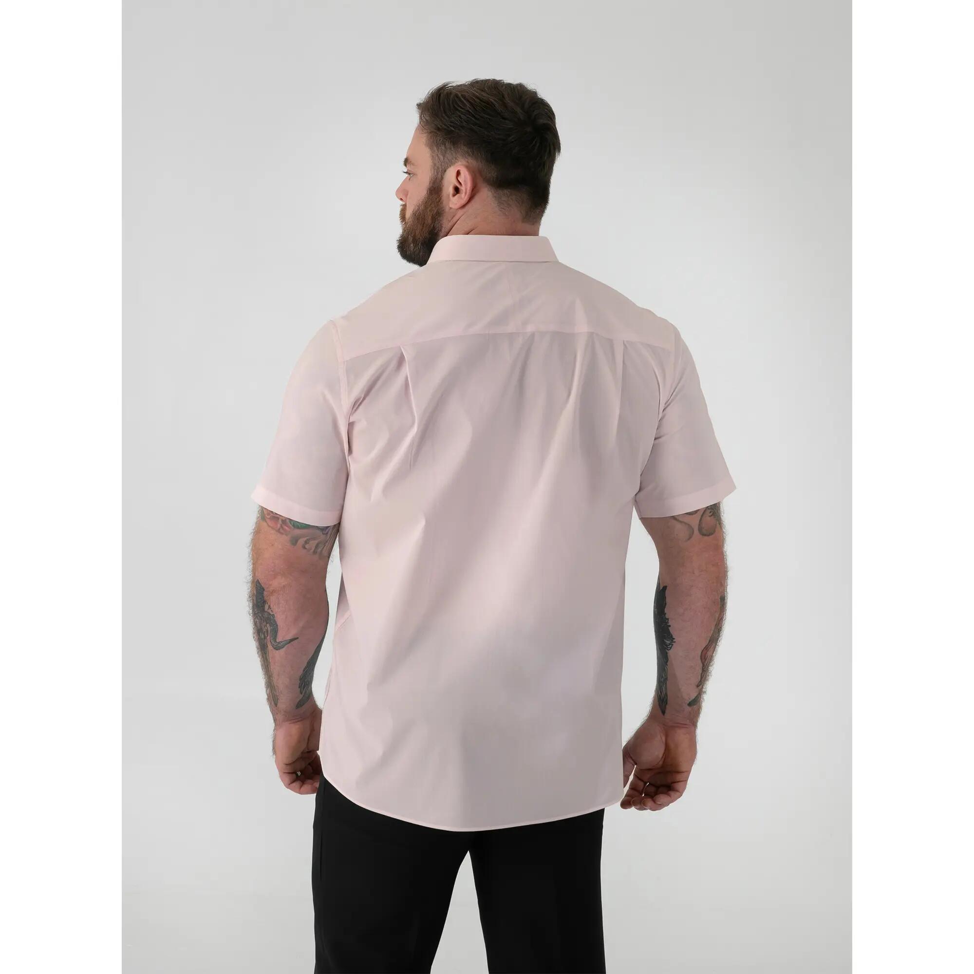 "D555 Lucas" Hemd für , kurzärmlig Herren Pink 5/6