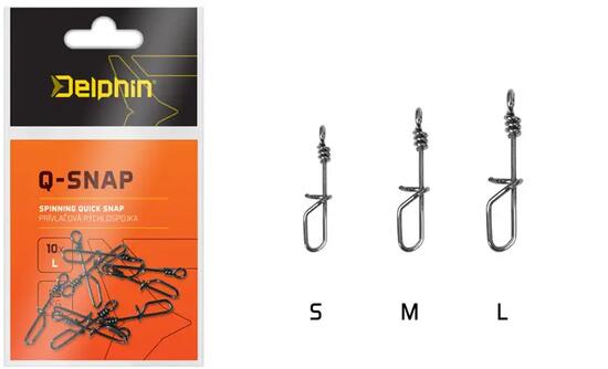 Attache mouche traîne Q-SNAP / par 10 | S