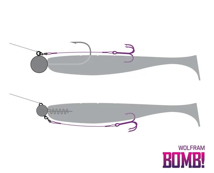 BOMB! Twisto RIGS Wolfram | #4/10cm 2/3