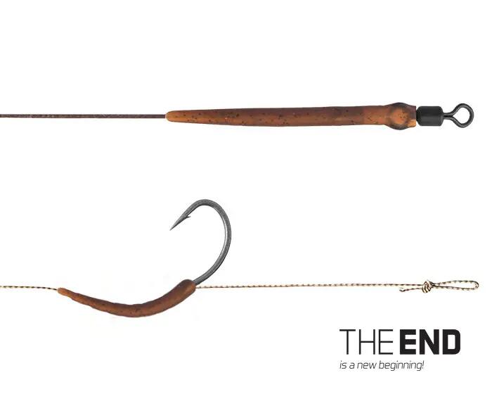 Bas de ligne THE END Boilie rig | 20cm/25lbs/#8 2/2