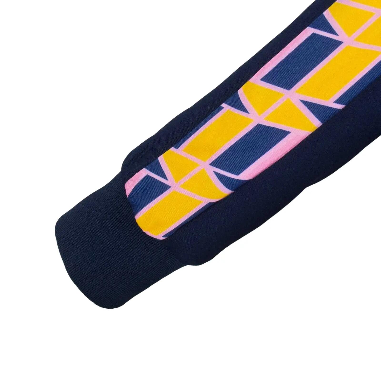Mens Track Jacket (Navy/Multicoloured) 7/7