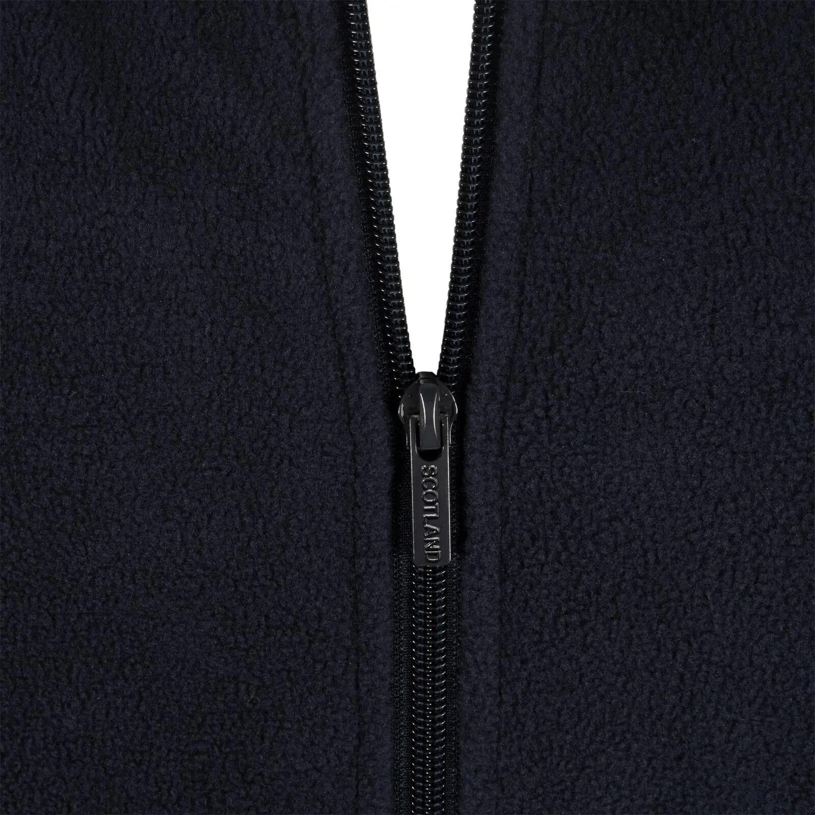 Mens Crest Fleece Jacket (Navy) 5/5