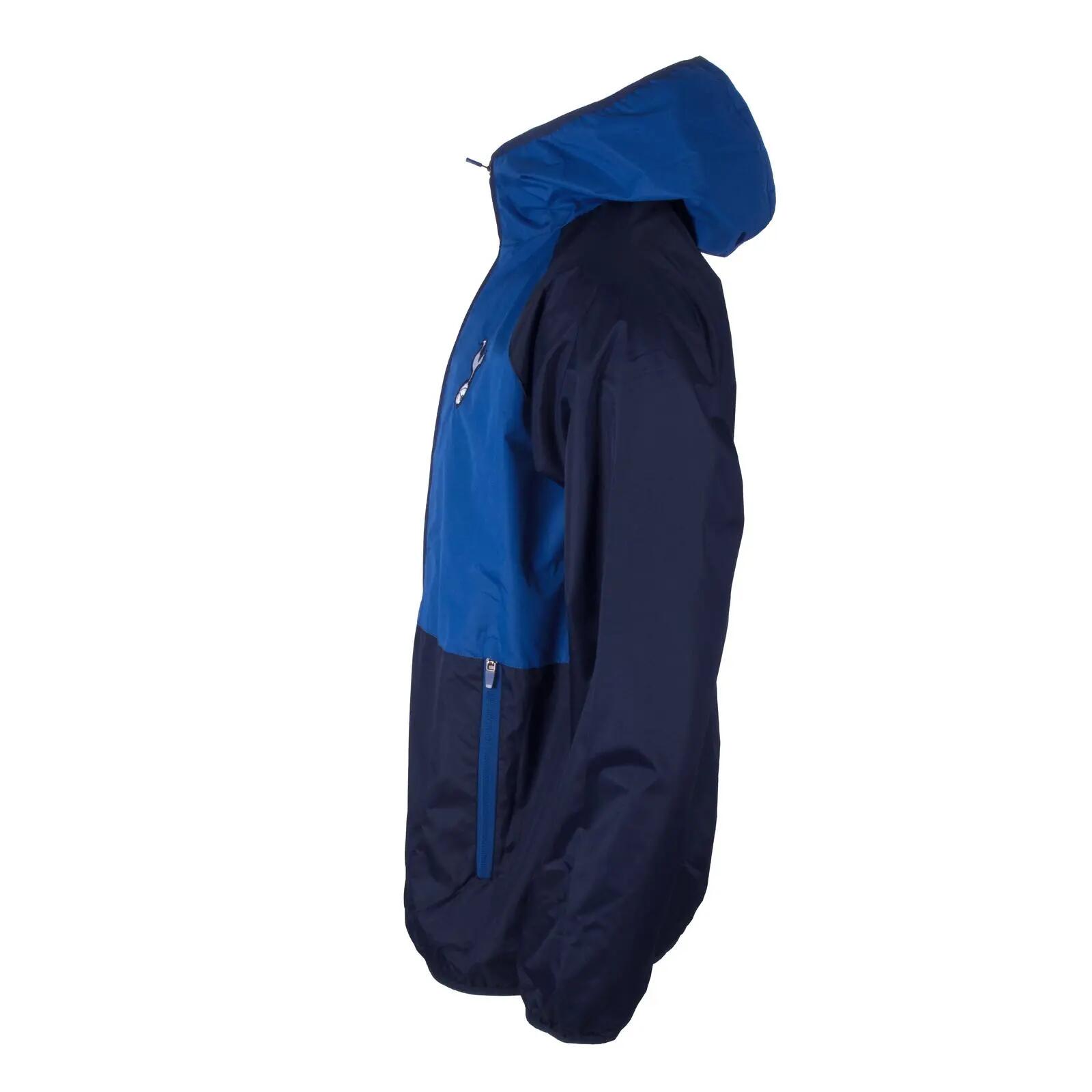 Mens Crest Raglan Windbreaker (Navy/Royal Blue) 5/6
