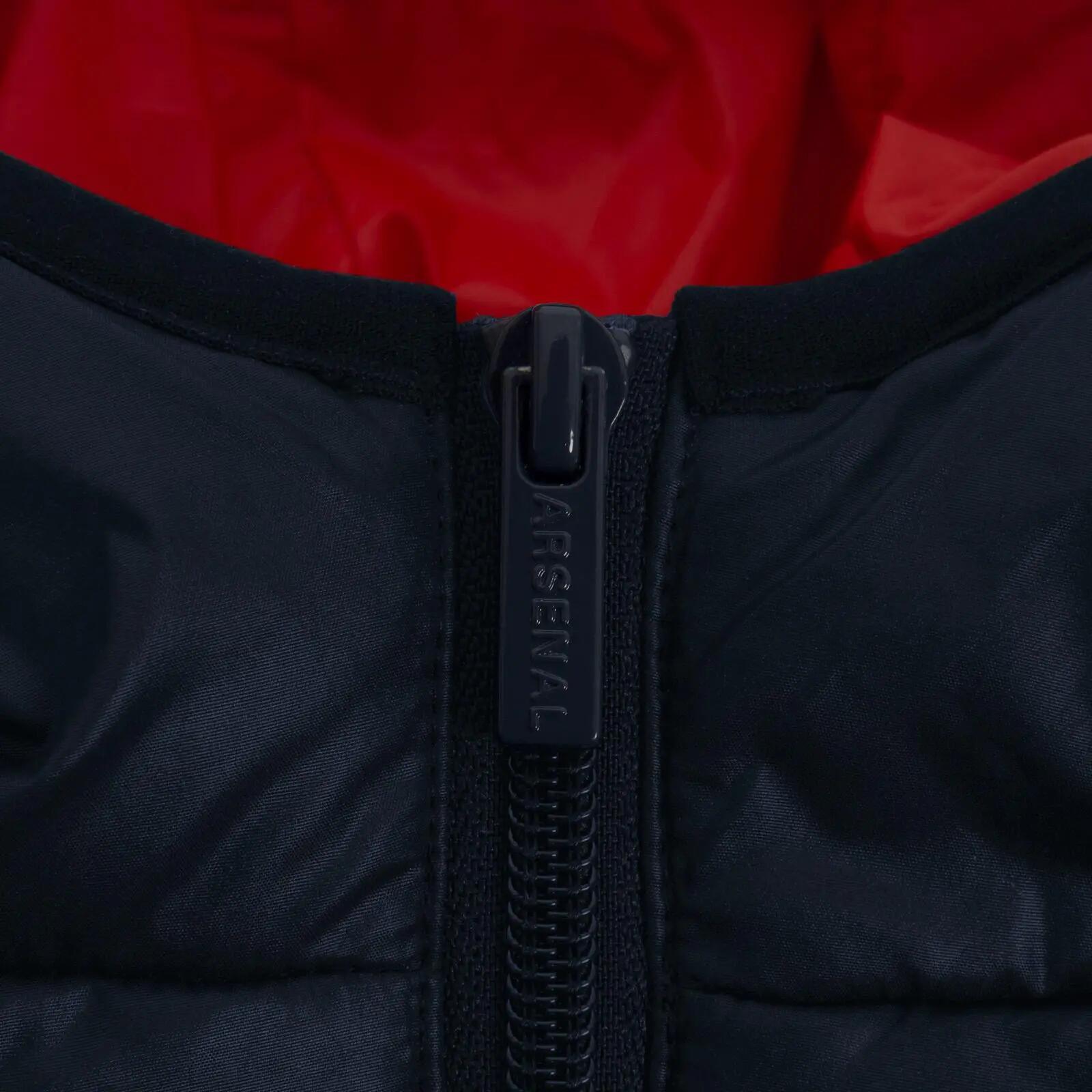 Boys Crest Quilted Jacket (Navy Blue) 6/6