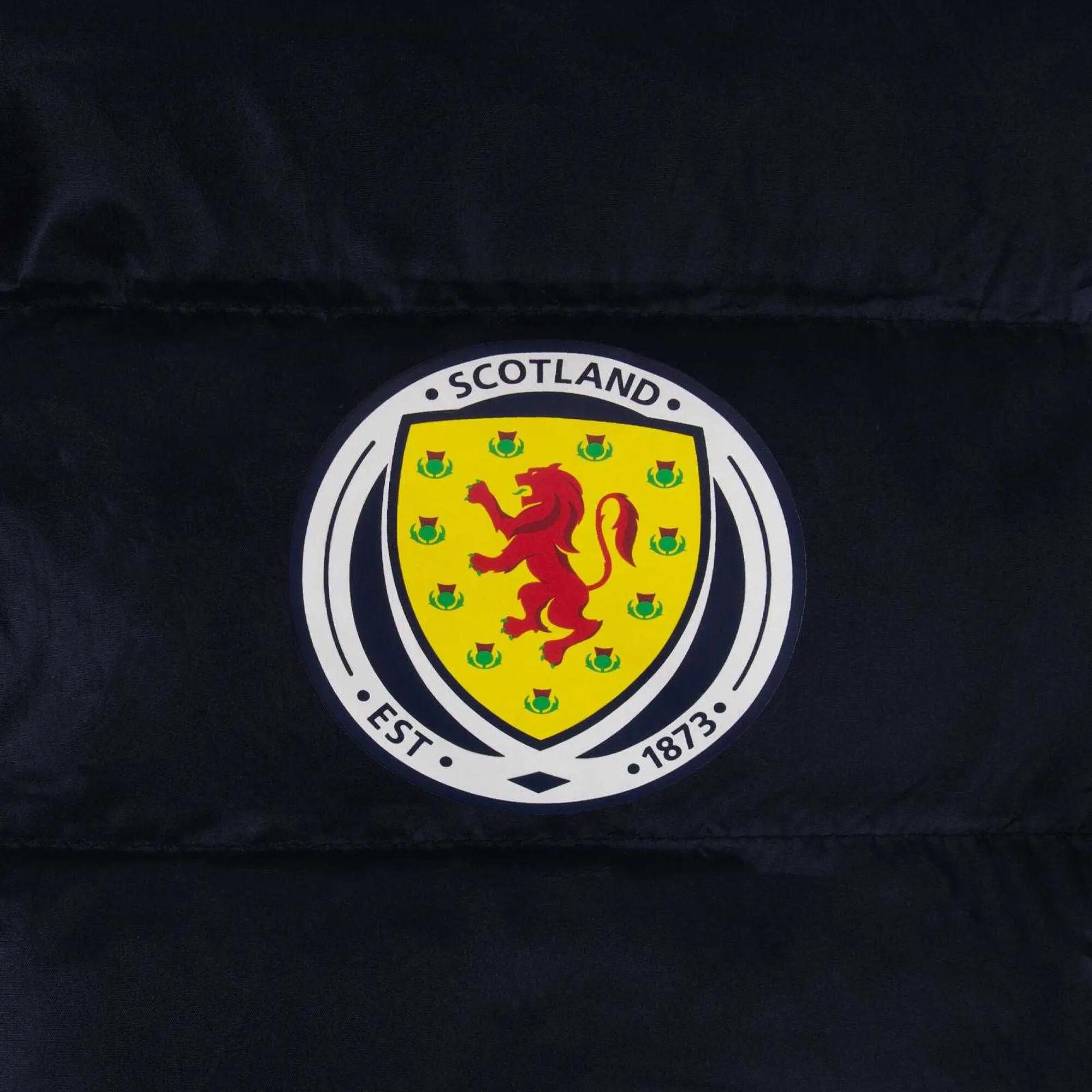 Boys Crest Quilted Jacket (Navy Blue) 5/6