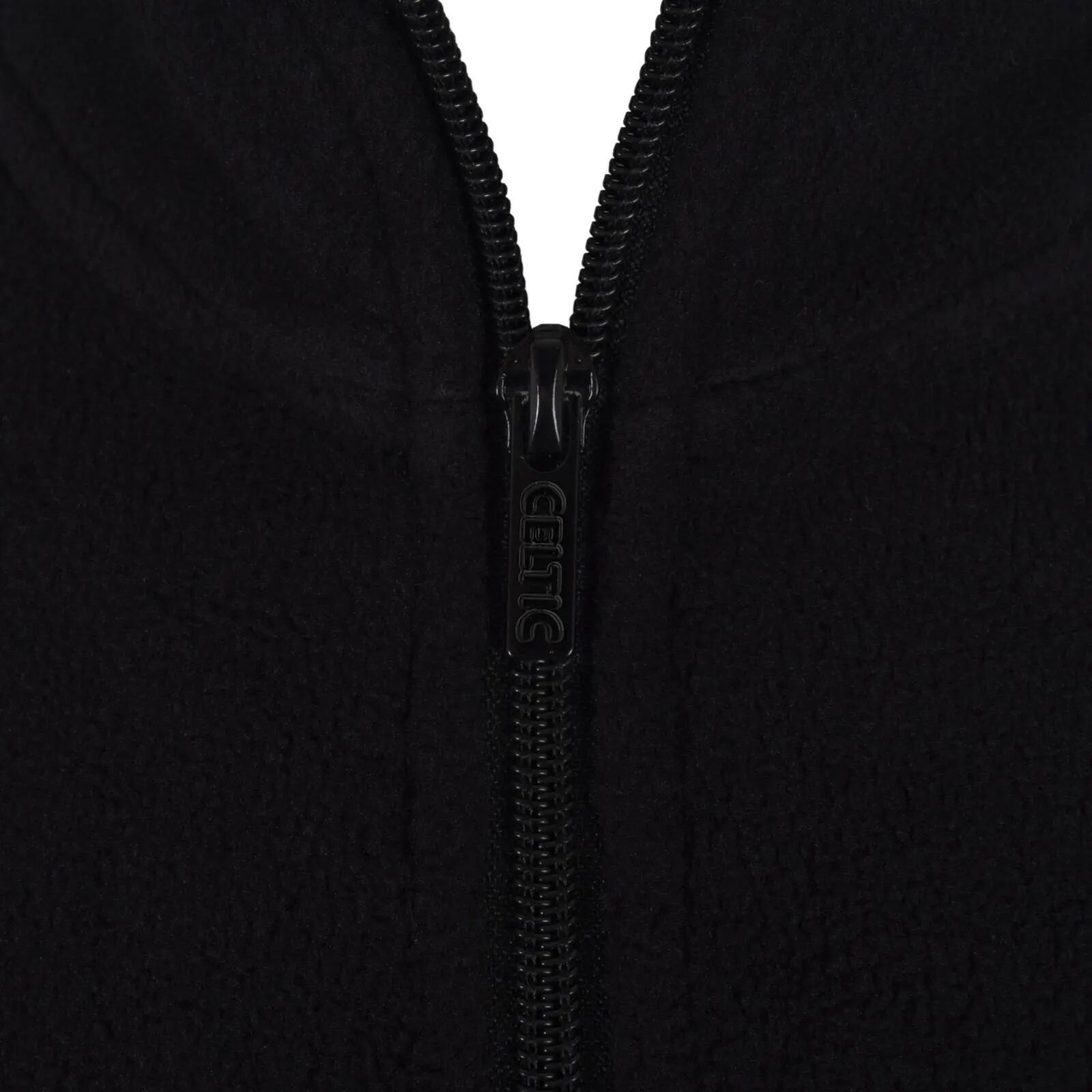 Mens Crest Fleece Jacket (Black) 5/5