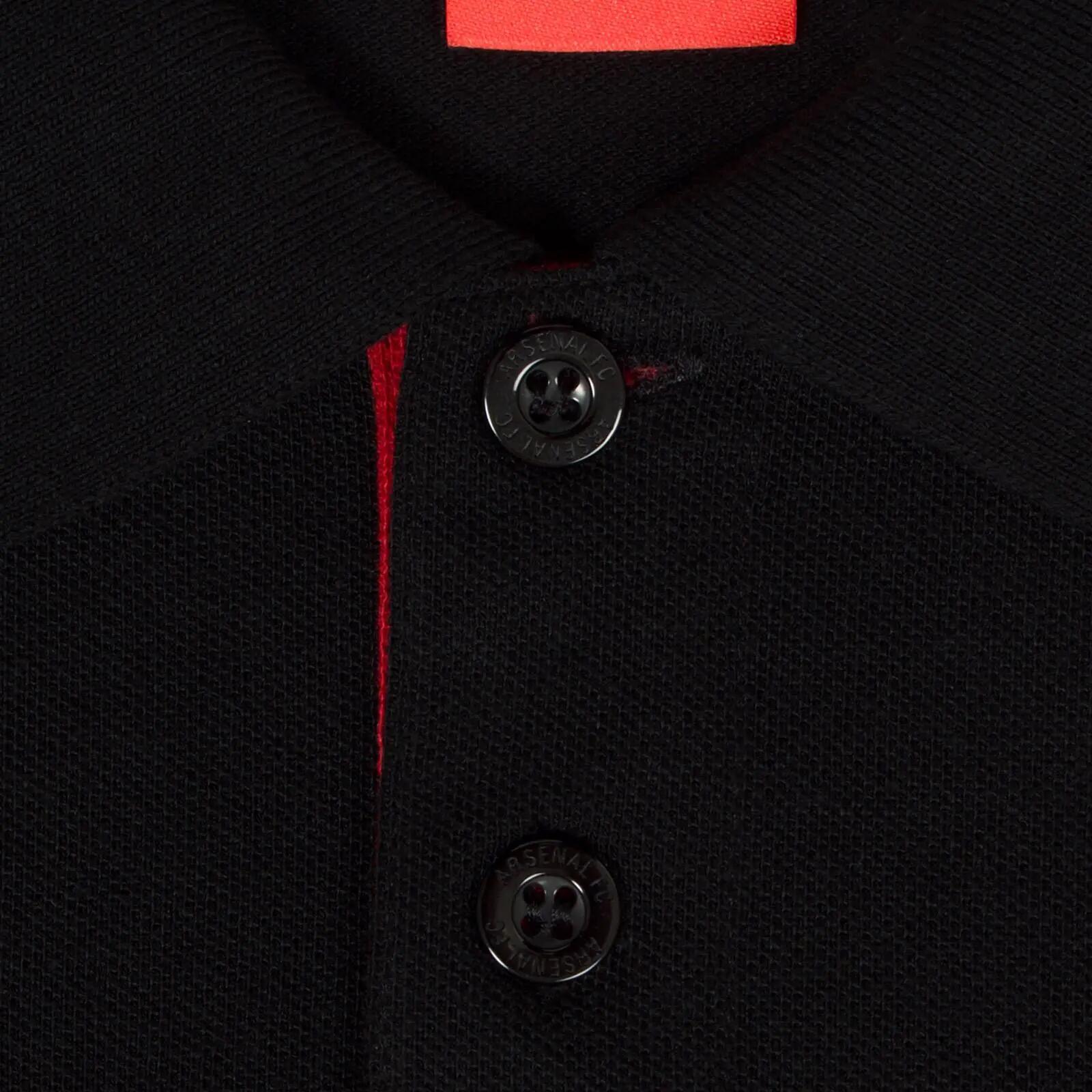 Mens Contrast Polo Shirt (Black) 6/6