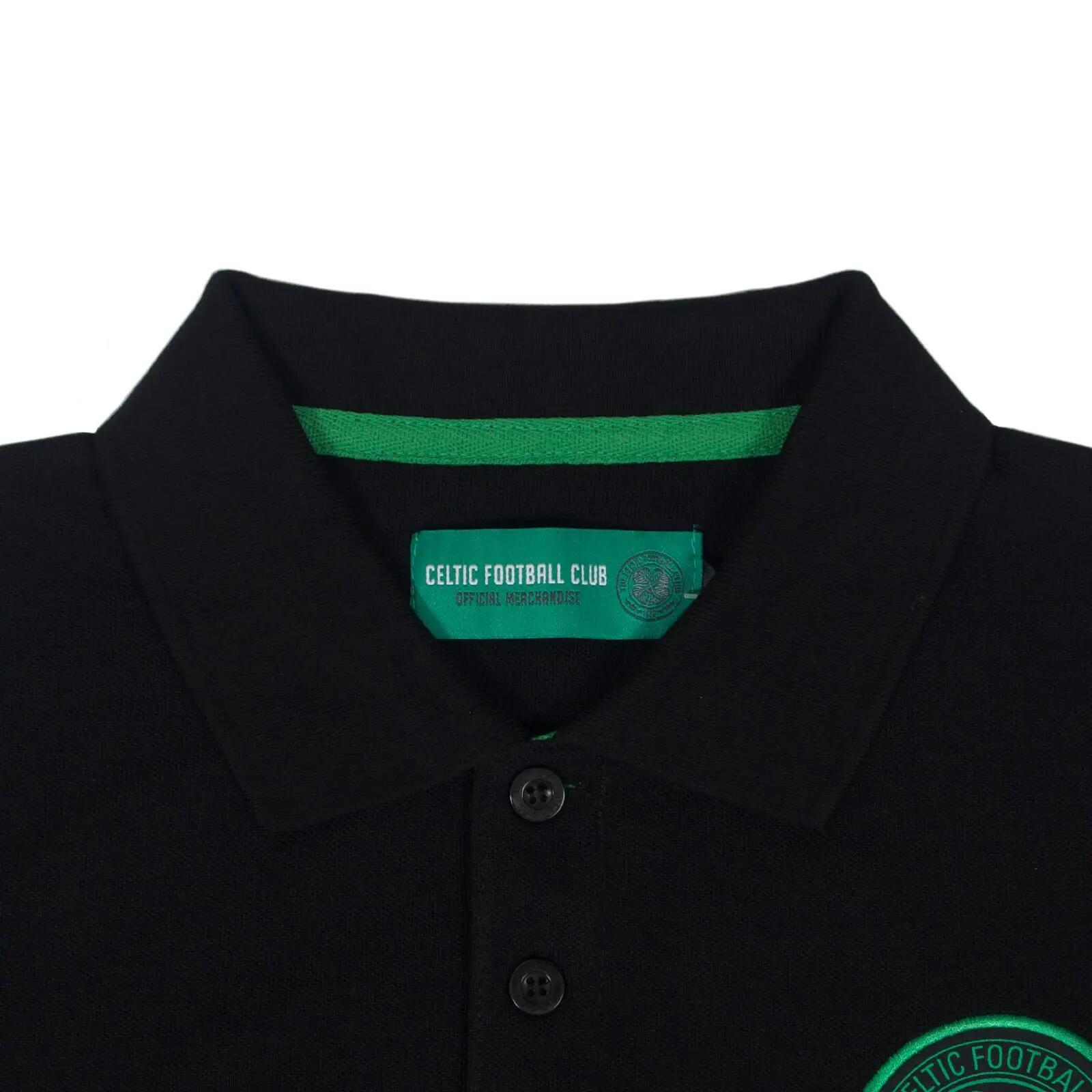 Mens Contrast Sleeves Polo Shirt (Black) 5/6