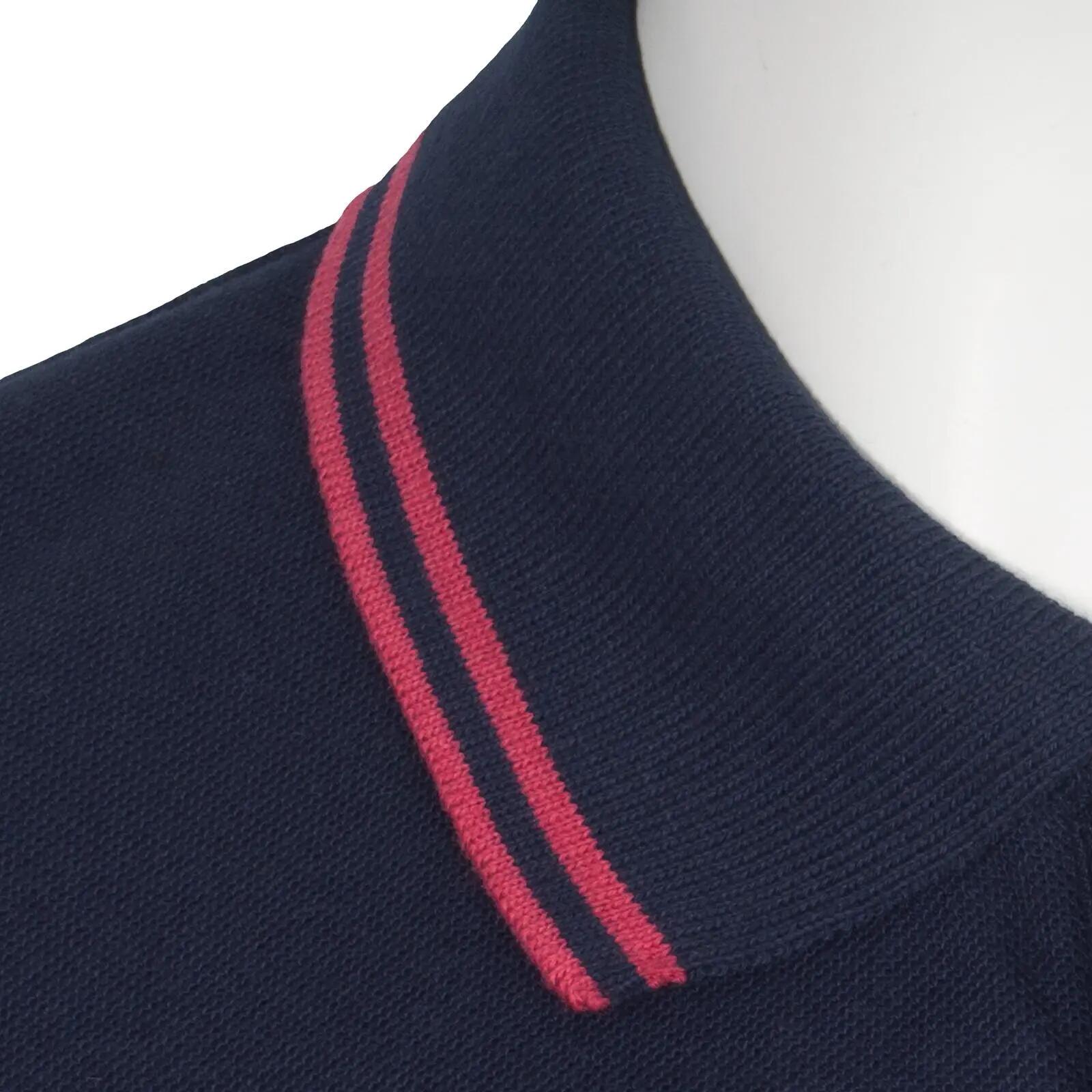 Polo Motif/style Emblème Homme (Bleu Marine) 5/6