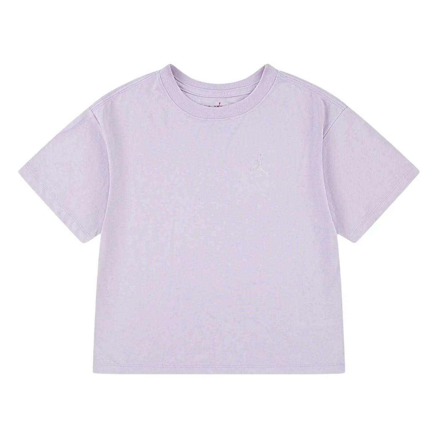 Nike Girls Logo Crop T-Shirt