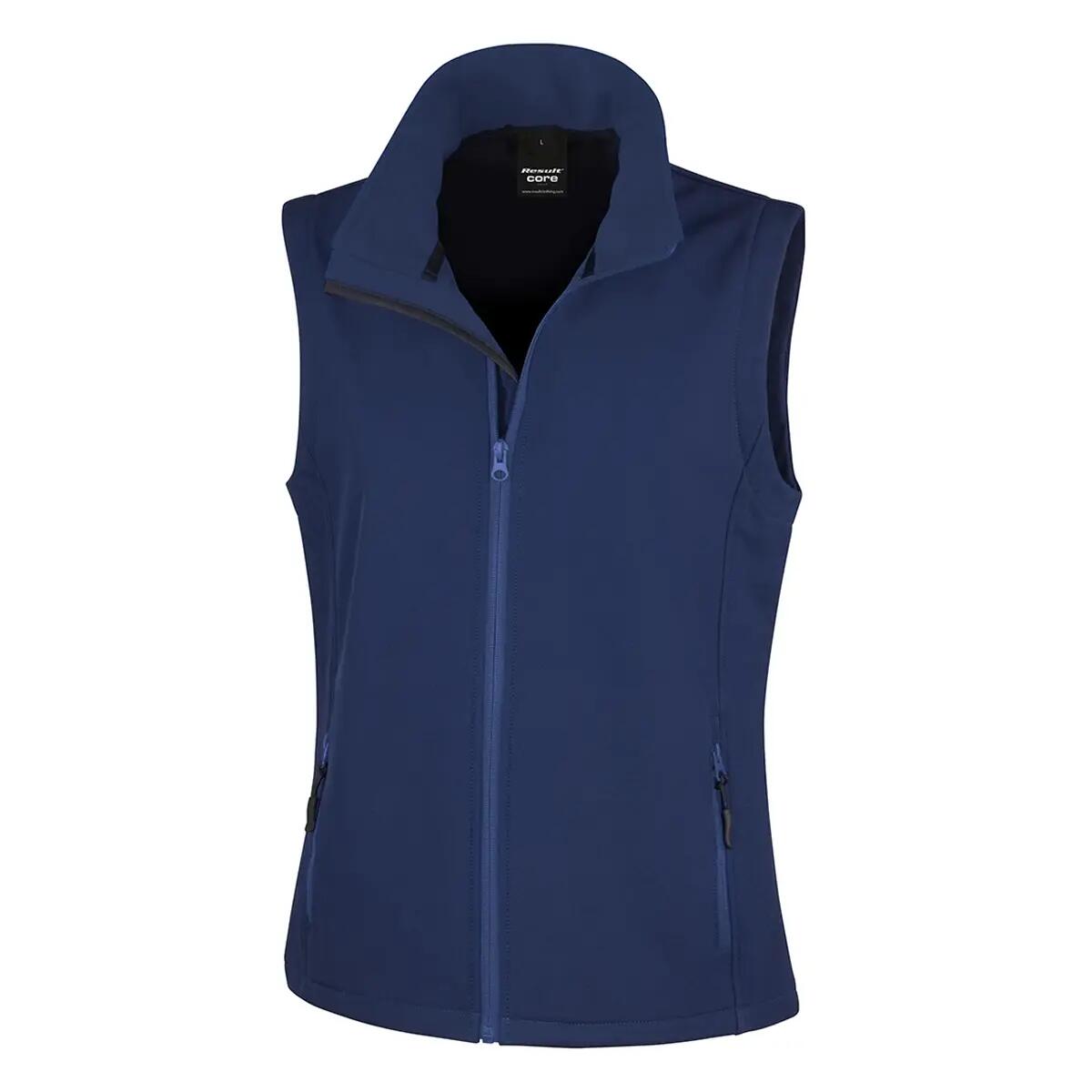Result Womens/Ladies Softshell Body Warmer