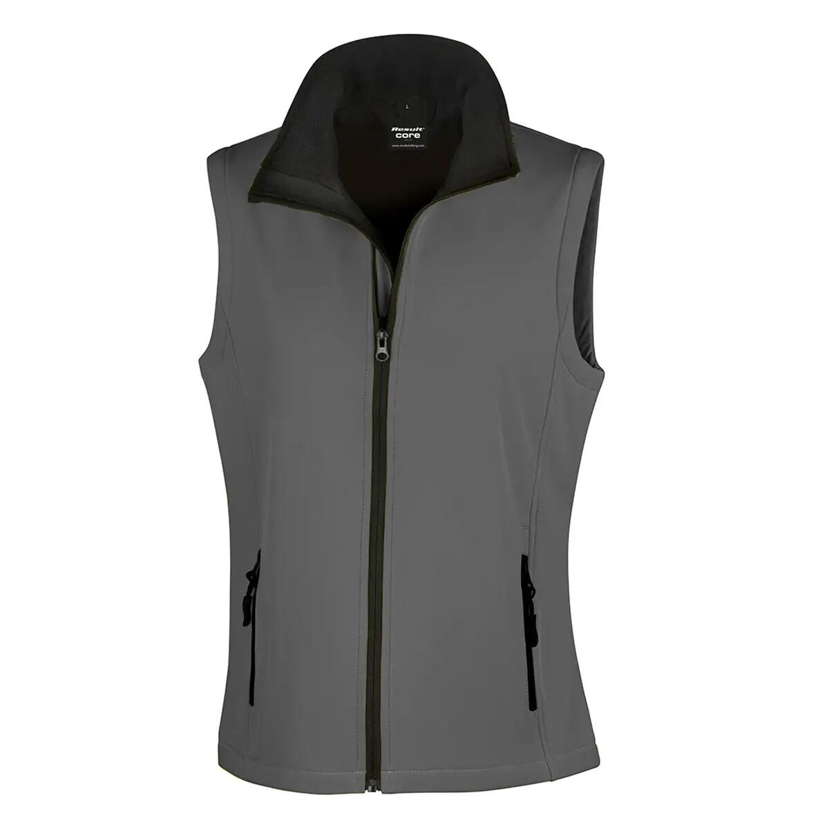 Result Womens/Ladies Softshell Body Warmer