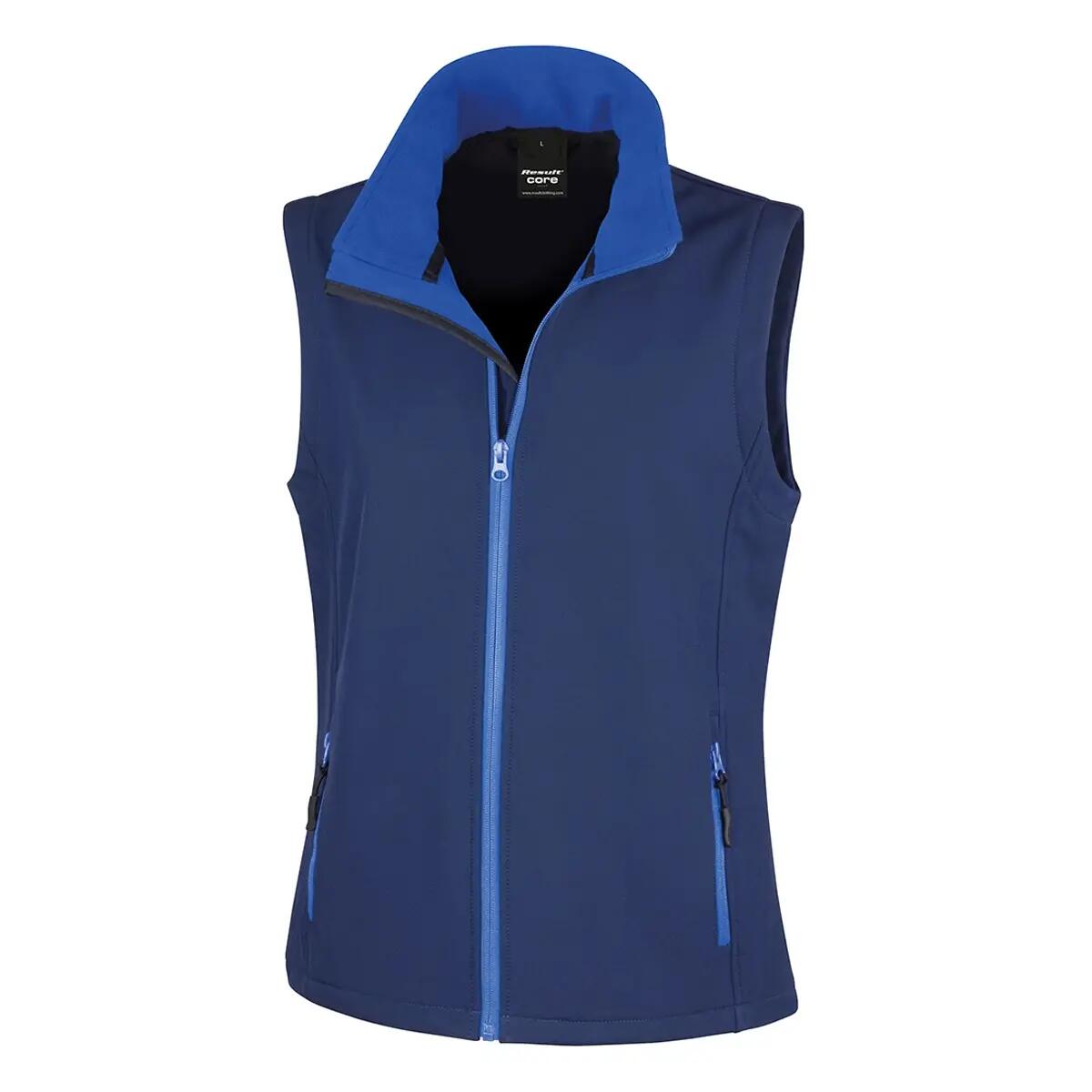 Result Womens/Ladies Softshell Body Warmer