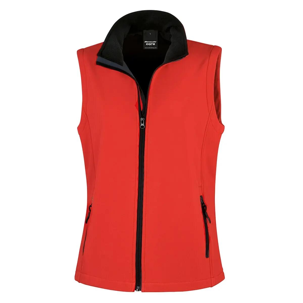 Result Womens/Ladies Softshell Body Warmer