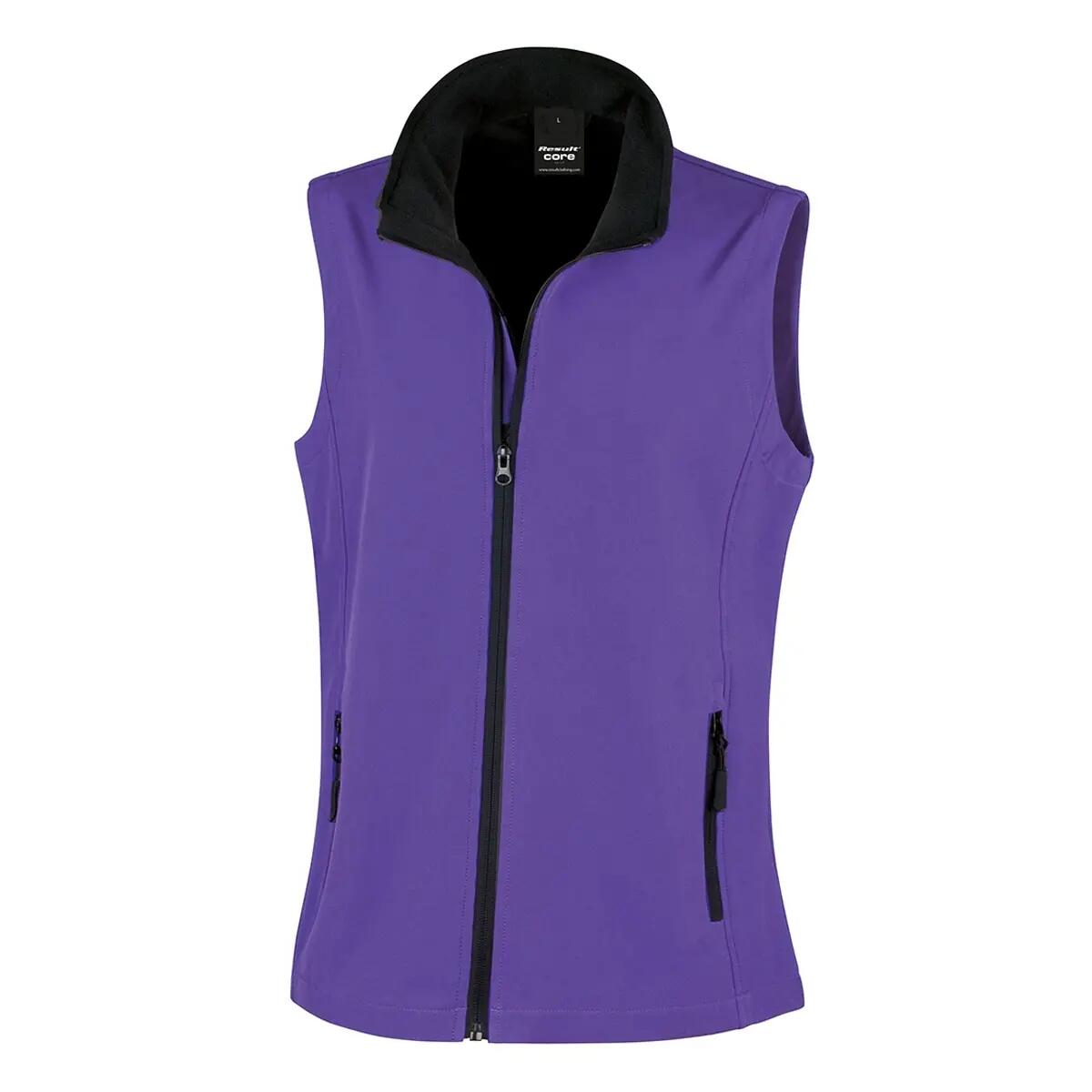 Result Womens/Ladies Softshell Body Warmer