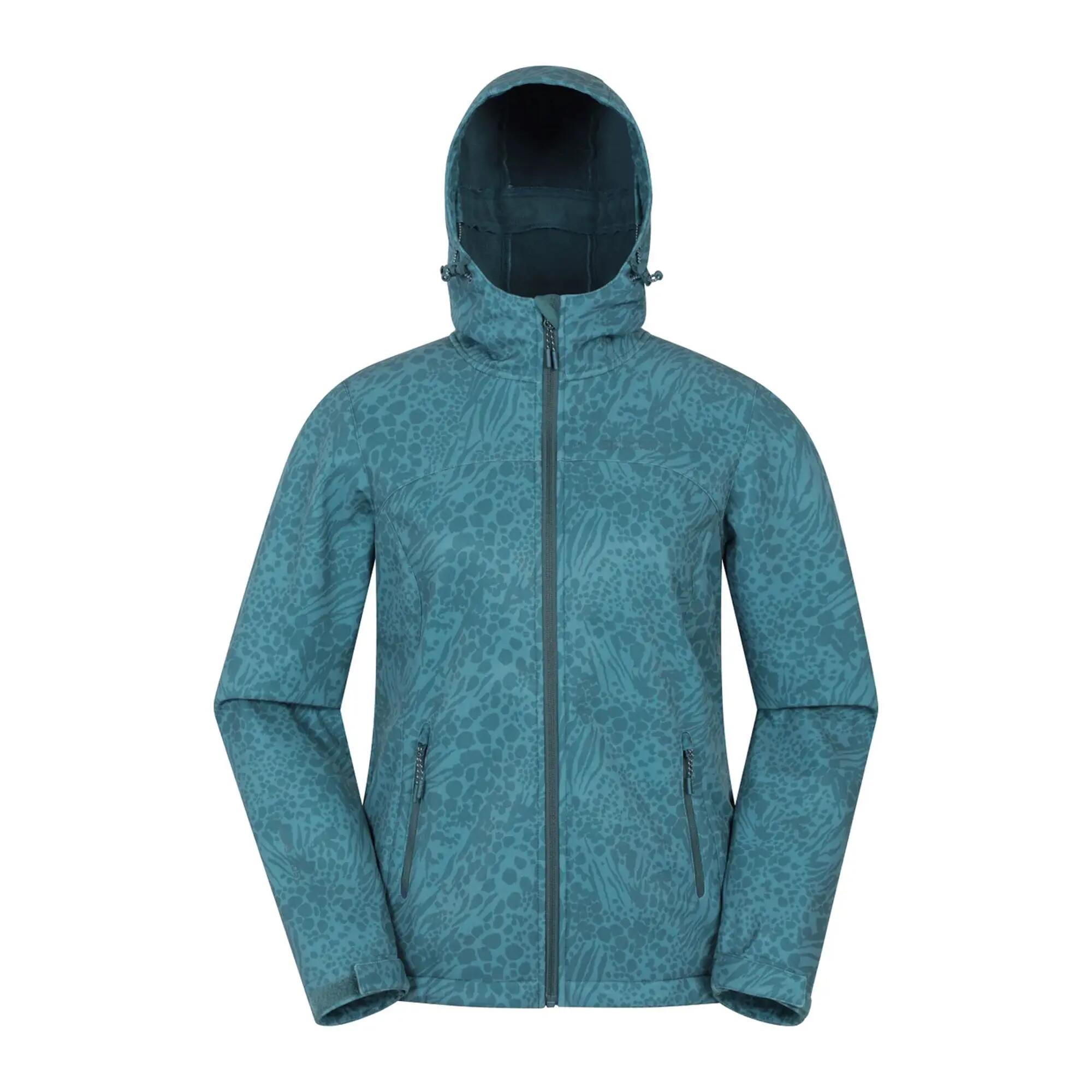 Mountain Warehouse Womens/Ladies Exodus Printed Water Resistant Soft Shell